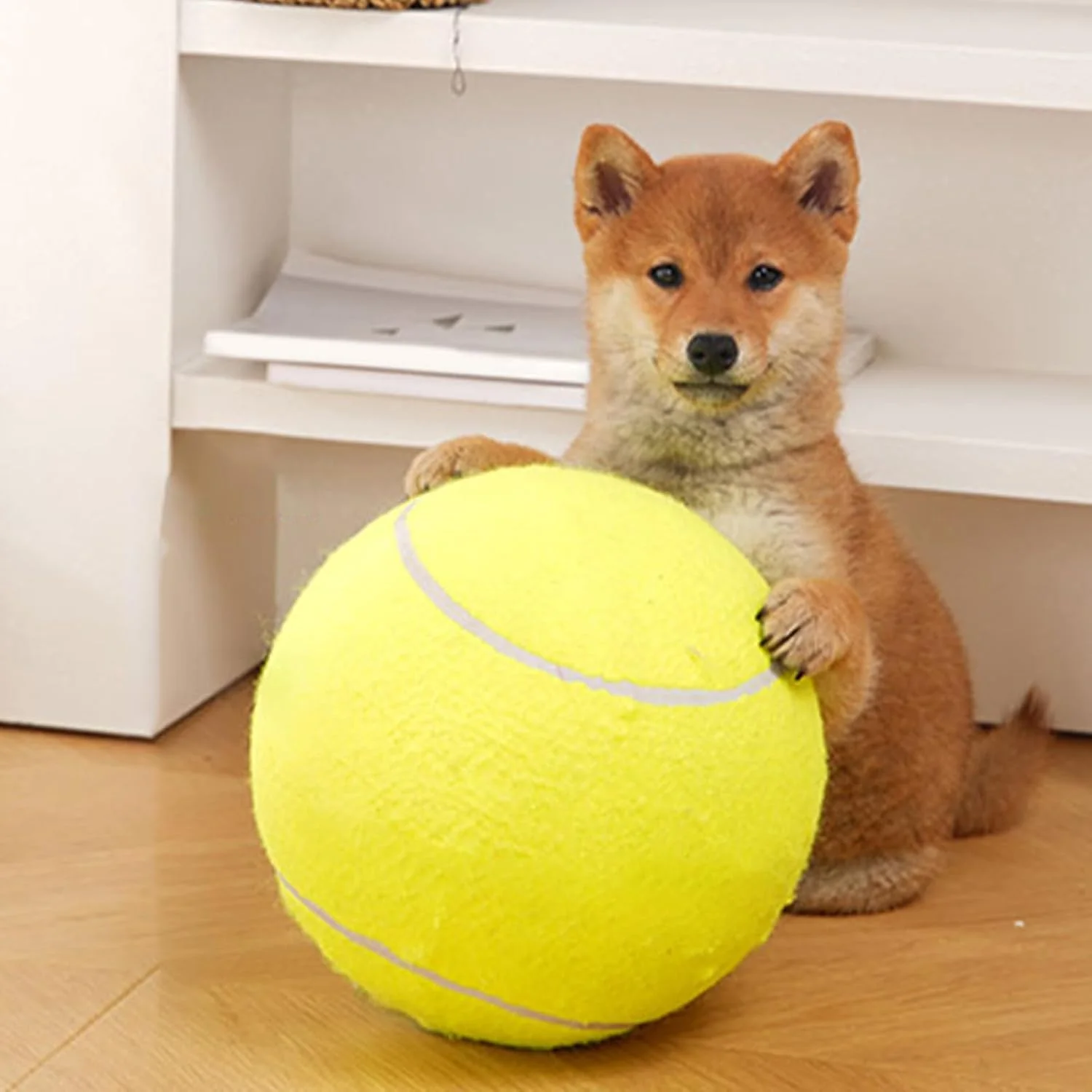 توپ تنیس سگ | توپ تمیز کننده دندان توله سگ - اسباب بازی جویدنی تعاملی، لوازم جانبی حیوانات خانگی مقاوم در برابر سایش برای توله سگ بزرگ و کوچک توپ تنیس سگ | توپ تمیز کننده دندان توله سگ - اسباب بازی جویدنی تعاملی، لوازم جانبی حیوانات خانگی مقاوم در برابر سایش برای توله سگ بزرگ و کوچک