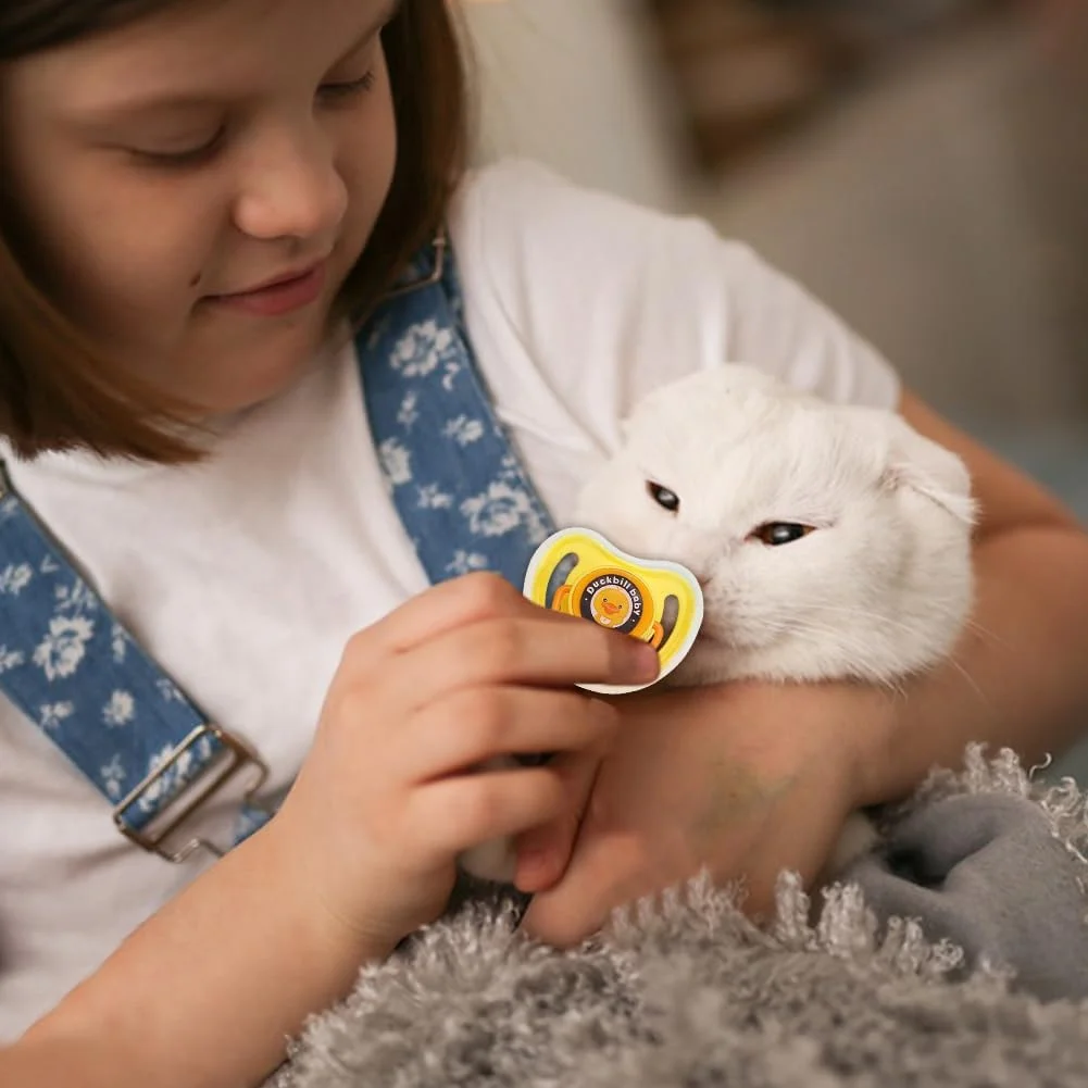 پستانک دندان گیر سگ | پستانک آرامش بخش توله سگ و بچه گربه | اسباب بازی دندان گیر سیلیکونی راه حل های مکیدن حیوانات خانگی برای گربه ها و سگ های کوچک مناسب برای خانه و مسافرت