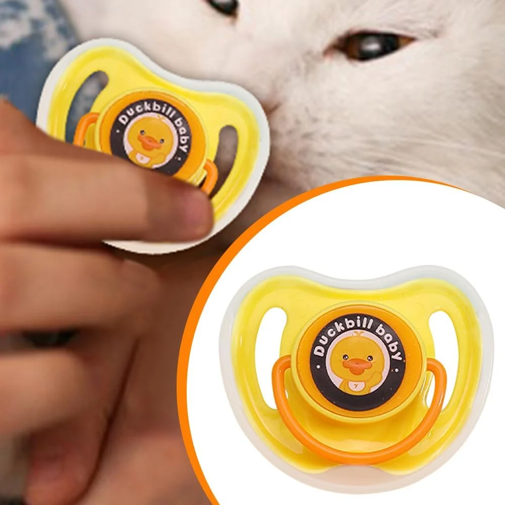 پستانک دندان گیر سگ، پستانک تسکین دهنده جویدن توله سگ | اسباب بازی دندان گیر سیلیکونی راه حل های مکیدن حیوانات خانگی برای گربه ها و سگ های کوچک مناسب برای خانه و مسافرت