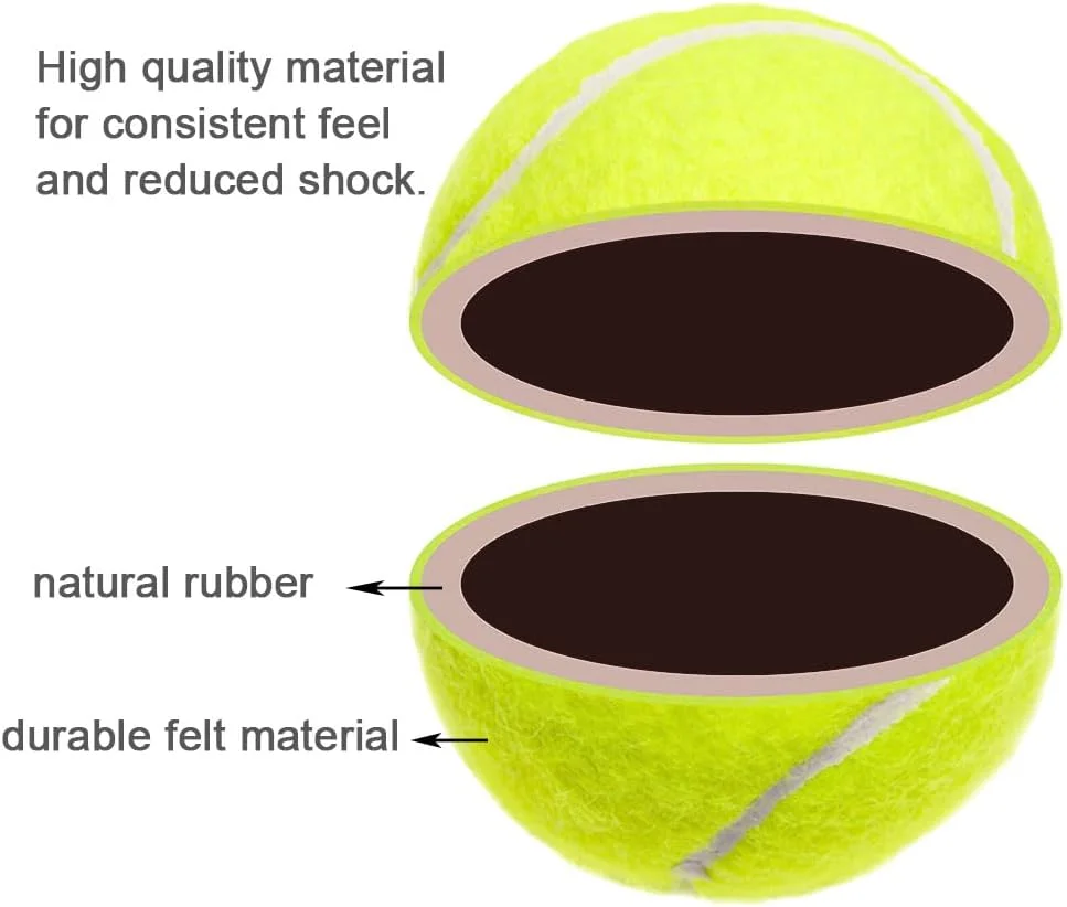 توپ های تنیس Swity Home، بسته های 12/18/24/36 تایی توپ تنیس سایز استاندارد، توپ های آموزشی تنیس برای بزرگسالان، کودکان، تمرین یا بازی با حیوانات خانگی توپ های تنیس Swity Home، بسته های 12/18/24/36 تایی توپ تنیس سایز استاندارد، توپ های آموزشی تنیس برای بزرگسالان، کودکان، تمرین یا بازی با حیوانات خانگی