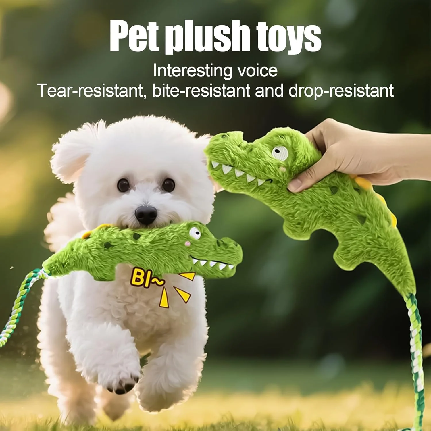 اسباب بازی سگ عروسکی - اسباب بازی سگ جیرجیر کننده طرح کروکودیل | جویدنی های واقعی دندان درآوردن نرم برای آموزش بازی حیوانات خانگی در فضای داخلی و خارجی خانه و پارک اسباب بازی سگ عروسکی - اسباب بازی سگ جیرجیر کننده طرح کروکودیل | جویدنی های واقعی دندان درآوردن نرم برای آموزش بازی حیوانات خانگی در فضای داخلی و خارجی خانه و پارک