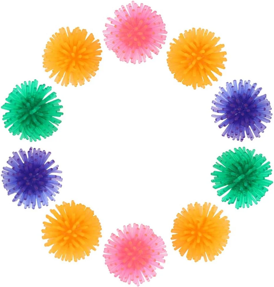 توپ های اسباب بازی سوت دار حیوانات خانگی، توپ سوت دار خاردار TPR، اسباب بازی های جویدنی رنگی قابل حمل برای آموزش و بازی سگ و گربه توپ های اسباب بازی سوت دار حیوانات خانگی، توپ سوت دار خاردار TPR، اسباب بازی های جویدنی رنگی قابل حمل برای آموزش و بازی سگ و گربه