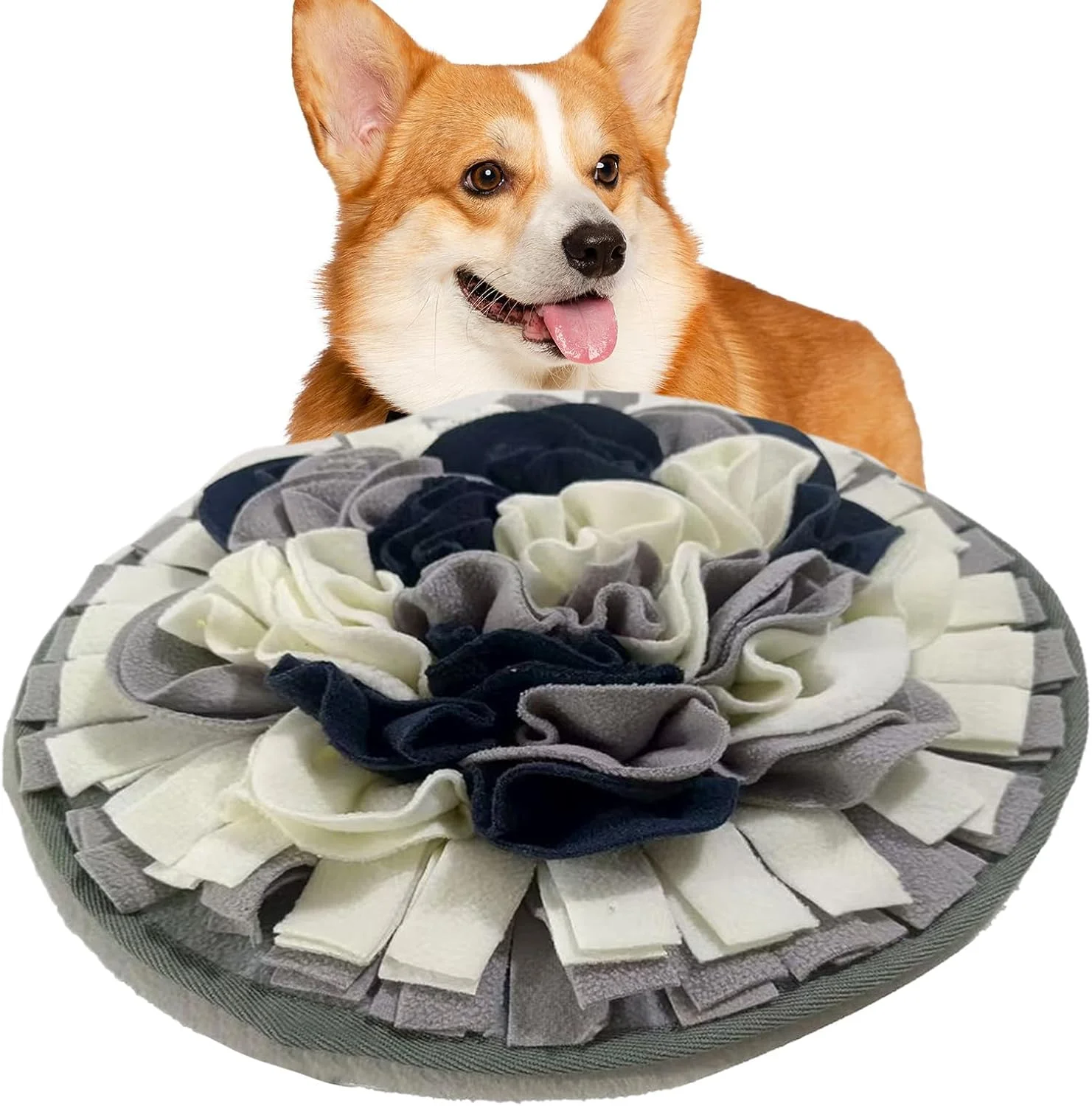 پد بویایی سگ | پد تغذیه تشویقی حیوانات خانگی، اسباب بازی های غنی کننده توله سگ برای مشغول نگه داشتن حیوانات کوچک و متوسط، لیسیدن بازی در فضای داخلی، آموزش جعبه