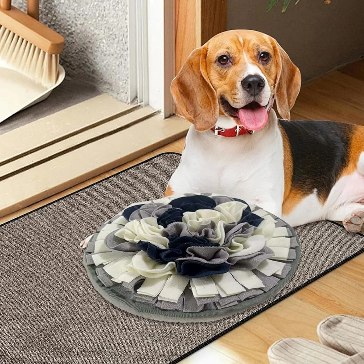 پد بویایی سگ | پد تغذیه تشویقی حیوانات خانگی، اسباب بازی های غنی کننده توله سگ برای مشغول نگه داشتن حیوانات کوچک و متوسط، لیسیدن بازی در فضای داخلی، آموزش جعبه