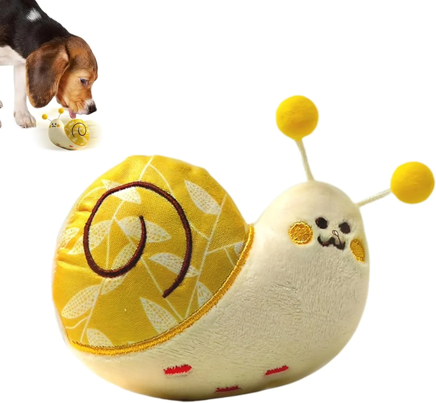 اسباب بازی سگ پولیشی، اسباب بازی توله سگ پر شده برای داخل خانه - لوازم جویدن توله سگ برای نژادهای کوچک، ابزار آرامش بخش حیوانات خانگی به شکل حیوانات برای سایش دندان