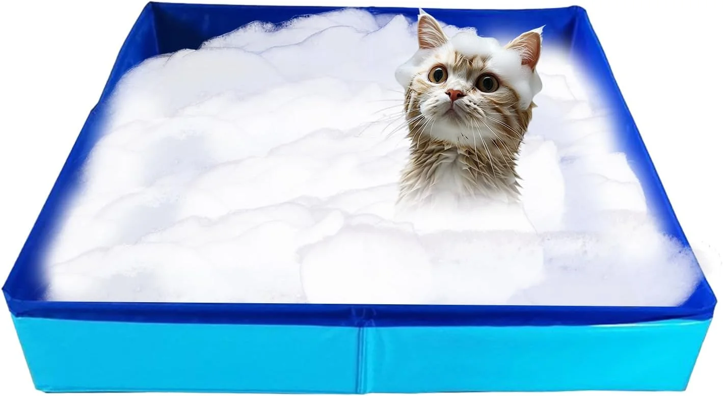 استخر سگ | وان حمام حیوانات خانگی قابل حمل، استخر تاشو غیر لغزنده گربه سگ برای پاسیو، داخل خانه، پیک نیک، باغ، بالکن، کمپینگ، فضای باز، ساحل استخر سگ | وان حمام حیوانات خانگی قابل حمل، استخر تاشو غیر لغزنده گربه سگ برای پاسیو، داخل خانه، پیک نیک، باغ، بالکن، کمپینگ، فضای باز، ساحل