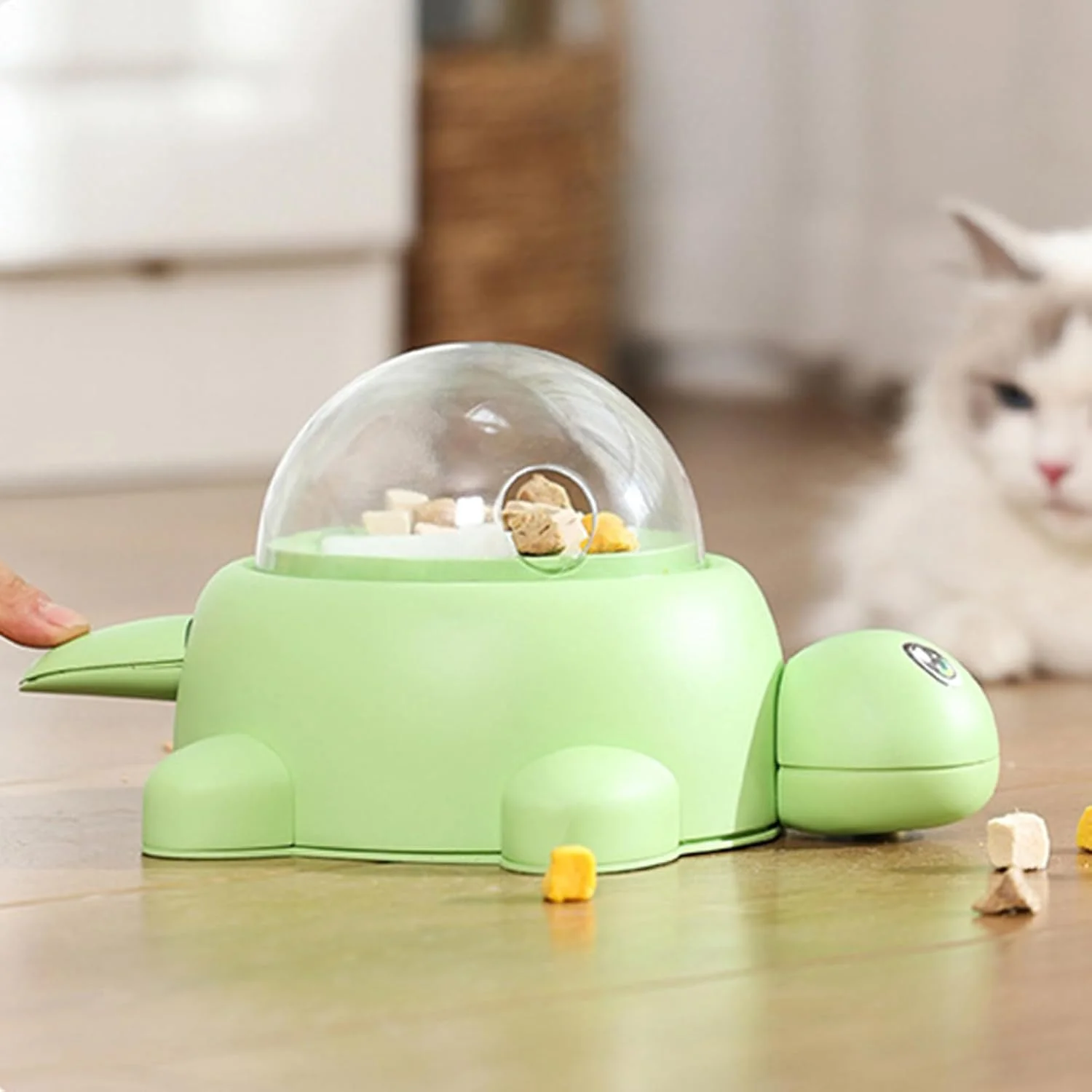 ظرف پخش تشویقی حیوانات خانگی - اسباب بازی پخش کننده تشویقی سگ طرح لاک پشتی، کاسه های غذاخوری پازلی آهسته برای غنی سازی ذهنی، کاهش نفخ توله سگ گربه در فضای داخلی ظرف پخش تشویقی حیوانات خانگی - اسباب بازی پخش کننده تشویقی سگ طرح لاک پشتی، کاسه های غذاخوری پازلی آهسته برای غنی سازی ذهنی، کاهش نفخ توله سگ گربه در فضای داخلی