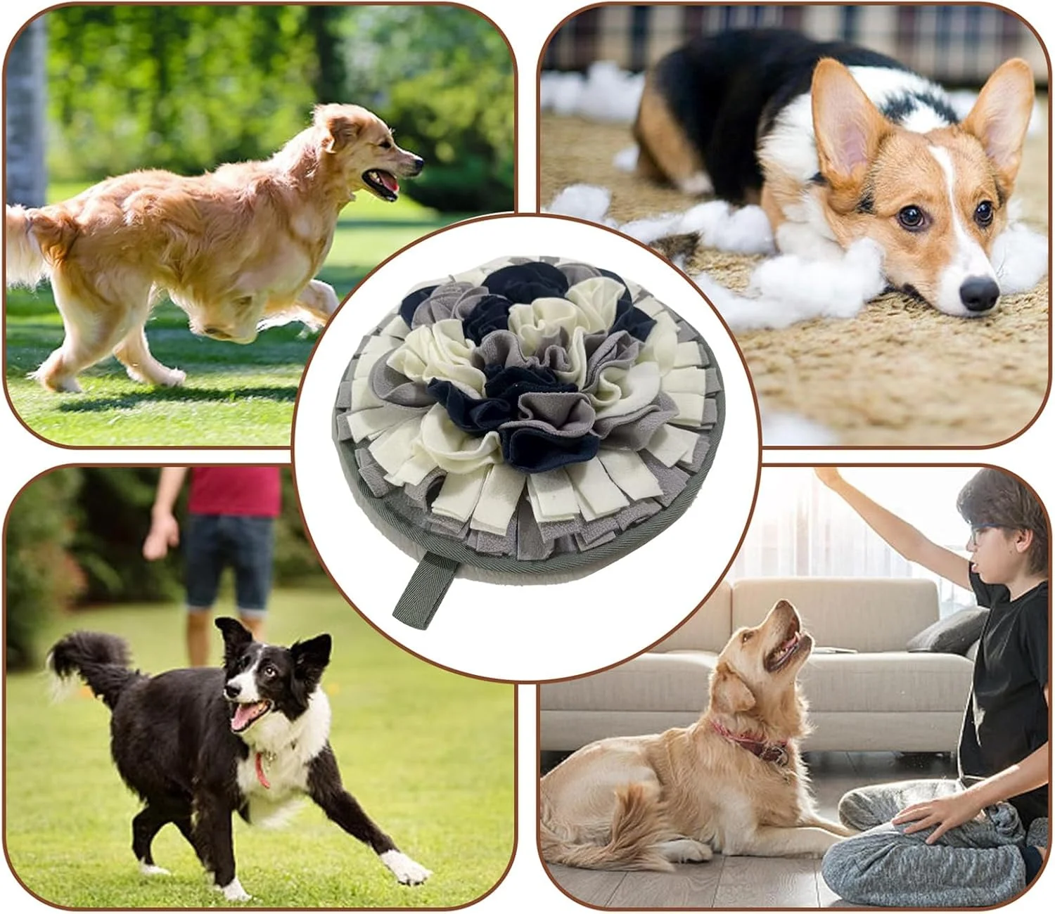 پد بویایی حیوانات خانگی | پد اسناف سگ - اسباب بازی های غنی سازی تعاملی توله سگ برای حیوانات، مناسب آموزش جعبه و استفاده در فضای باز پد بویایی حیوانات خانگی | پد اسناف سگ - اسباب بازی های غنی سازی تعاملی توله سگ برای حیوانات، مناسب آموزش جعبه و استفاده در فضای باز