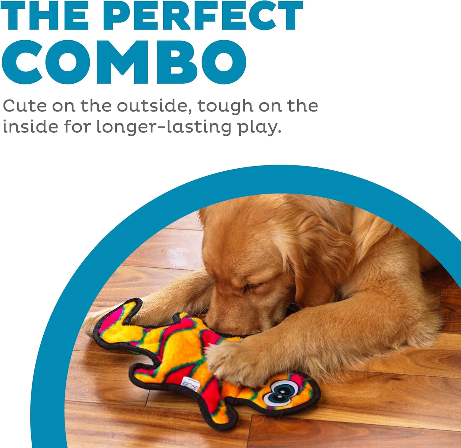 اسباب بازی سگ پولیشی آفتاب‌پرست نارنجی Outward Hound Invincibles، سایز متوسط