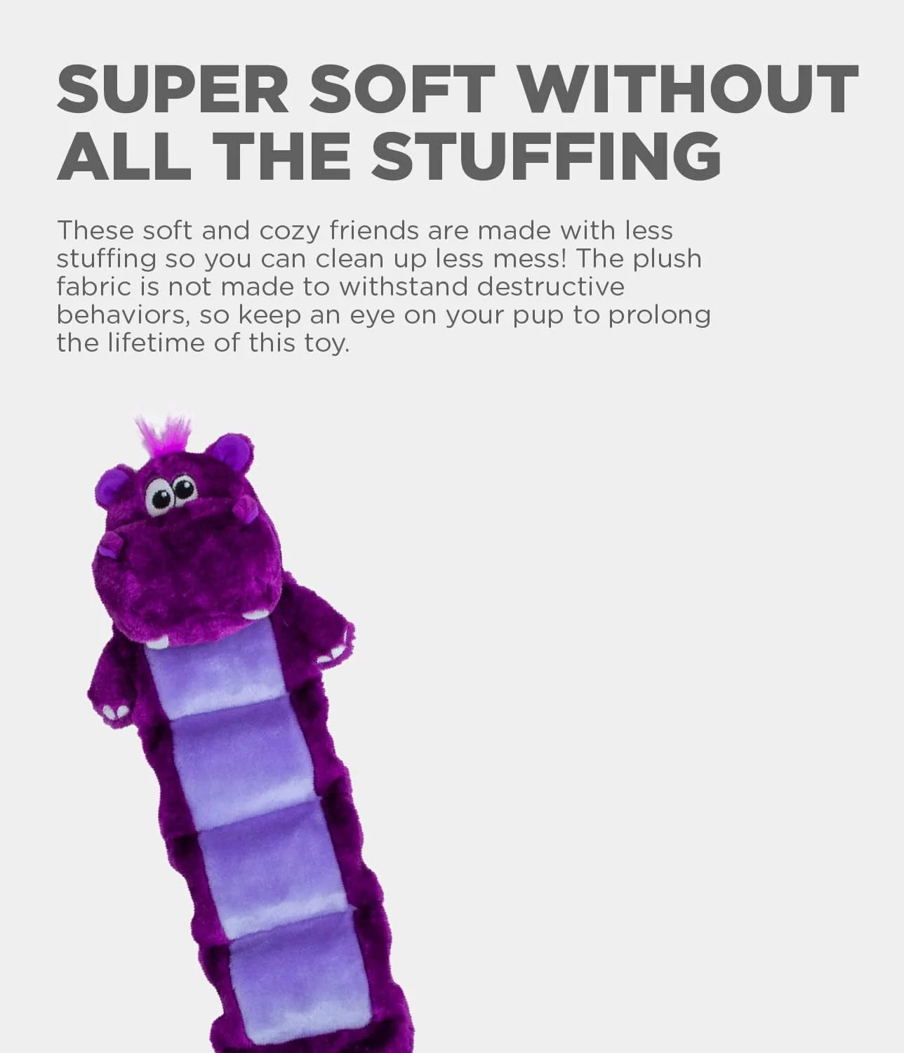 اسباب بازی سگ پولیشی Outward Hound Squeaker Palz Invincibles، 5 عدد صدای جیر جیر، طرح اسب آبی