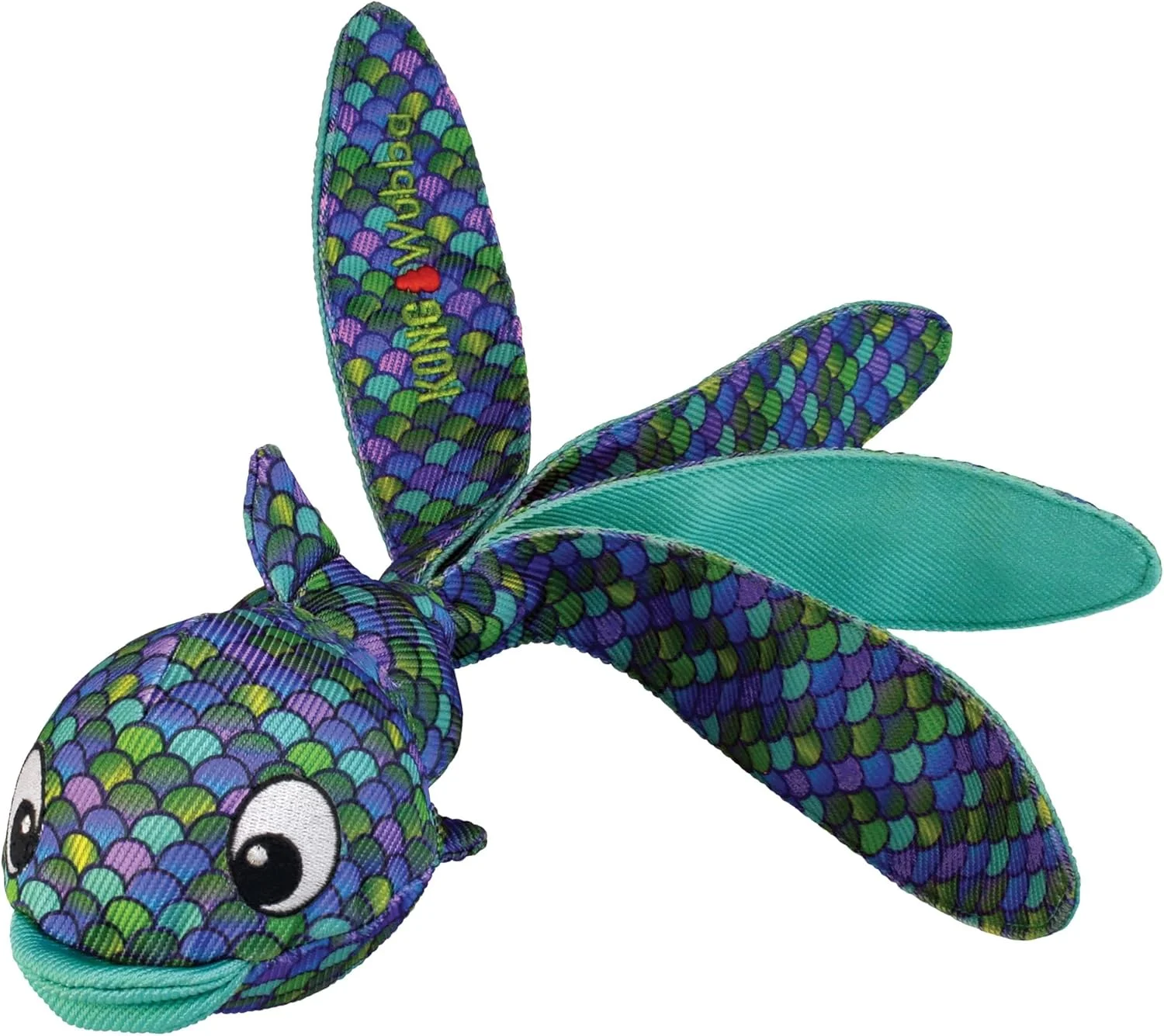 اسباب بازی سگ Kong Wubba Finz آبی. بزرگ