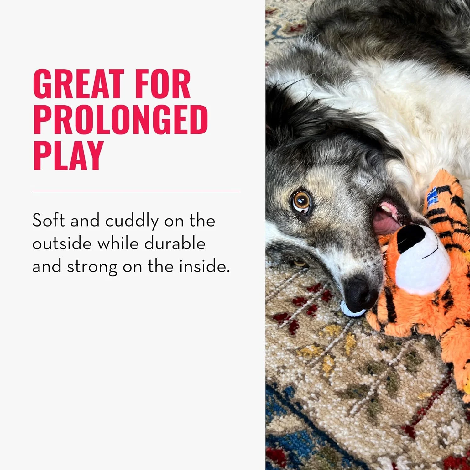 اسباب بازی سگ ببر گره وحشی KONG سایز متوسط/بزرگ