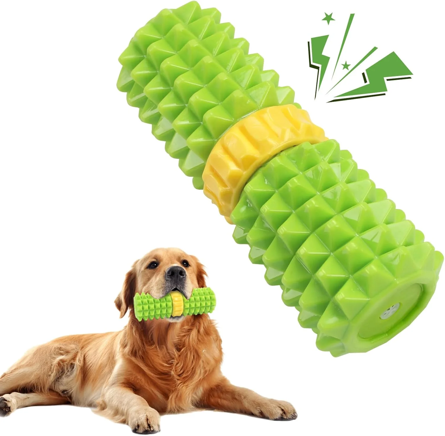 اسباب بازی سگ جیرجیردار Joyfia، سرگرم کننده برای جویدن و آوردن، اسباب بازی جویدنی تعاملی سگ برای مشغول نگه داشتن آنها، از بین بردن خستگی و غنی سازی برای نژادهای کوچک، متوسط و بزرگ، اسباب بازی مسواک لاستیکی برای تمیز کردن دندان سگ اسباب بازی سگ جیرجیردار Joyfia، سرگرم کننده برای جویدن و آوردن، اسباب بازی جویدنی تعاملی سگ برای مشغول نگه داشتن آنها، از بین بردن خستگی و غنی سازی برای نژادهای کوچک، متوسط و بزرگ، اسباب بازی مسواک لاستیکی برای تمیز کردن دندان سگ