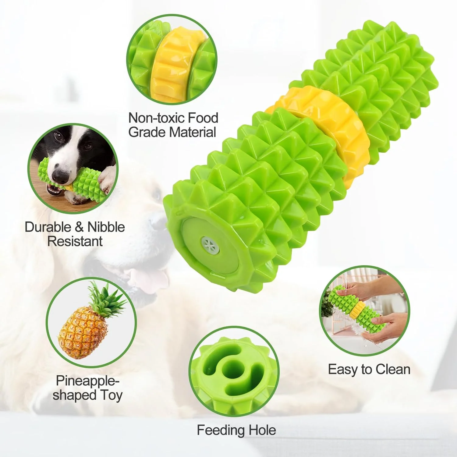 اسباب بازی سگ جیرجیردار Joyfia، سرگرم کننده برای جویدن و آوردن، اسباب بازی جویدنی تعاملی سگ برای مشغول نگه داشتن آنها، از بین بردن خستگی و غنی سازی برای نژادهای کوچک، متوسط و بزرگ، اسباب بازی مسواک لاستیکی برای تمیز کردن دندان سگ اسباب بازی سگ جیرجیردار Joyfia، سرگرم کننده برای جویدن و آوردن، اسباب بازی جویدنی تعاملی سگ برای مشغول نگه داشتن آنها، از بین بردن خستگی و غنی سازی برای نژادهای کوچک، متوسط و بزرگ، اسباب بازی مسواک لاستیکی برای تمیز کردن دندان سگ