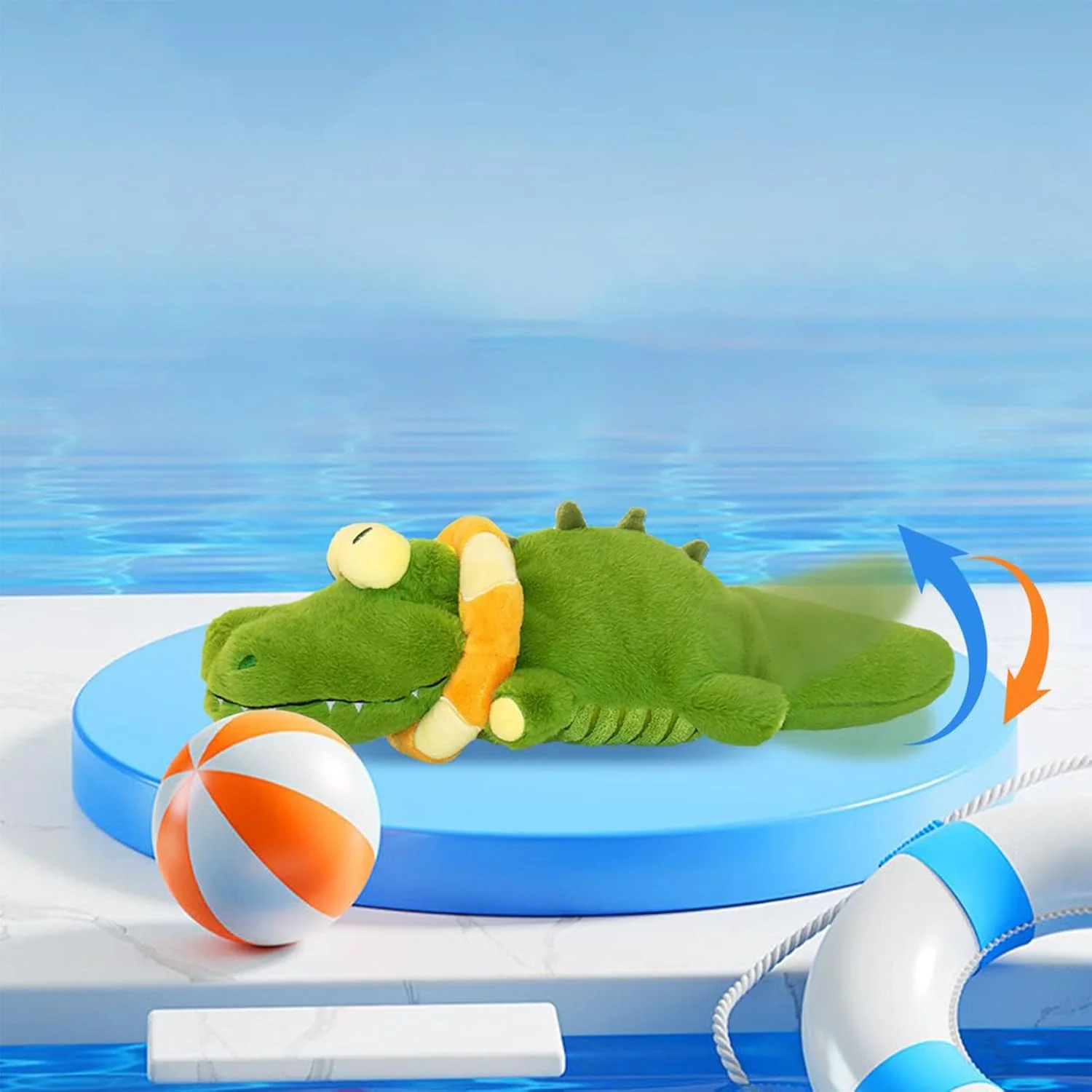 اسباب بازی های تعاملی برای سگ ها | عروسک تعاملی سگ با تکان دادن هوشمندانه دم | اسباب بازی توله سگ برقی، لوازم جانبی مقاوم در برابر سایش برای بازی سگ های بزرگ و متوسط در خانه، حیاط، داخل و خارج از منزل