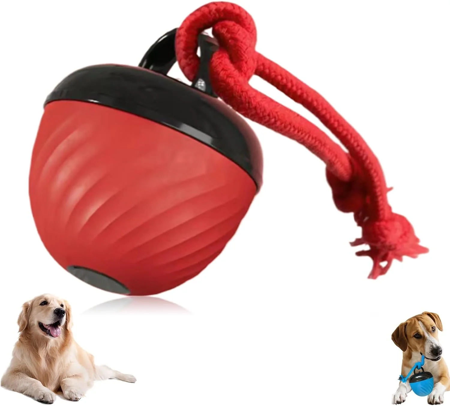 توپ بازی تعاملی سگ، توپ غلتان حیوانات خانگی داخل خانه، توپ خودکار با 3 حالت هوشمند، اسباب بازی متحرک سگ برای رفع خستگی، طراحی بادوام و مقاوم در برابر جویدن، شارژ USB، برای توله سگ/سگ های کوچک/متوسط (قرمز) توپ بازی تعاملی سگ، توپ غلتان حیوانات خانگی داخل خانه، توپ خودکار با 3 حالت هوشمند، اسباب بازی متحرک سگ برای رفع خستگی، طراحی بادوام و مقاوم در برابر جویدن، شارژ USB، برای توله سگ/سگ های کوچک/متوسط (قرمز)