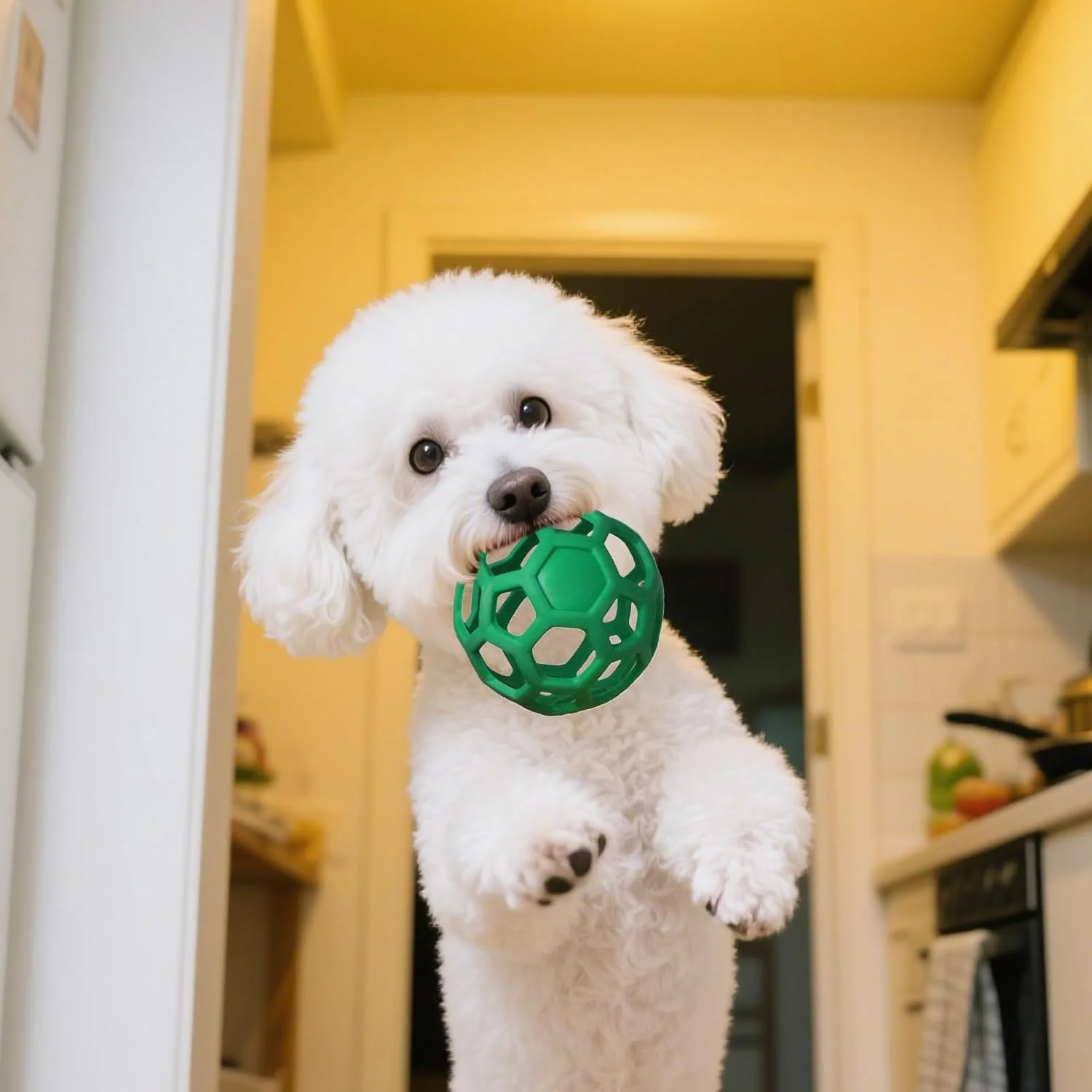 توپ بازی تعاملی سگ | توپ الاستیک حیوانات خانگی، بازی پرش بلند لاستیکی تعاملی برای آموزش بازی، آوردن، جویدن، سرگرمی در فضای داخلی، ورزش، دندان درآوردن در فضای باز توپ بازی تعاملی سگ | توپ الاستیک حیوانات خانگی، بازی پرش بلند لاستیکی تعاملی برای آموزش بازی، آوردن، جویدن، سرگرمی در فضای داخلی، ورزش، دندان درآوردن در فضای باز