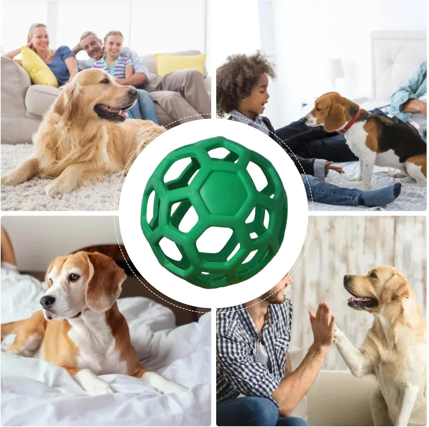 توپ بازی تعاملی سگ | توپ الاستیک حیوانات خانگی، بازی پرش بلند لاستیکی تعاملی برای آموزش بازی، آوردن، جویدن، سرگرمی در فضای داخلی، ورزش، دندان درآوردن در فضای باز توپ بازی تعاملی سگ | توپ الاستیک حیوانات خانگی، بازی پرش بلند لاستیکی تعاملی برای آموزش بازی، آوردن، جویدن، سرگرمی در فضای داخلی، ورزش، دندان درآوردن در فضای باز