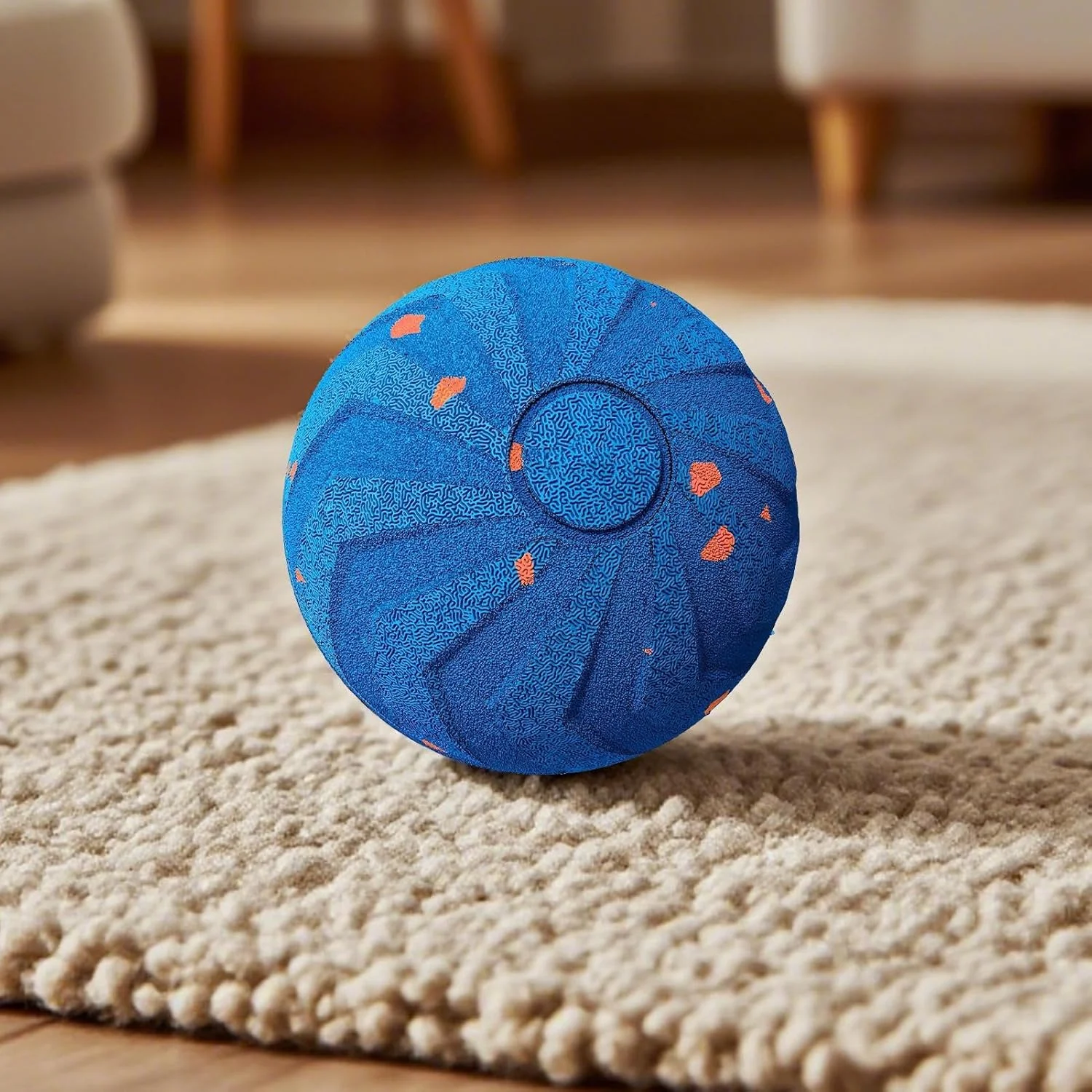 توپ بازی تعاملی سگ، اسباب بازی هوشمند متحرک برقی، توپ بازی اتوماتیک برای حیوانات خانگی، توپ بازی داخلی و خارجی برای گاراژ، پارک، چمن، درب ورودی، باغ، حیاط خلوت، اتاق نشیمن