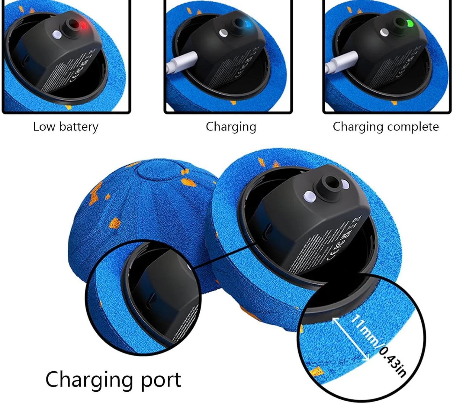 توپ بازی تعاملی سگ، اسباب بازی هوشمند متحرک برقی، توپ بازی اتوماتیک برای حیوانات خانگی، توپ بازی داخلی و خارجی برای گاراژ، پارک، چمن، درب ورودی، باغ، حیاط خلوت، اتاق نشیمن