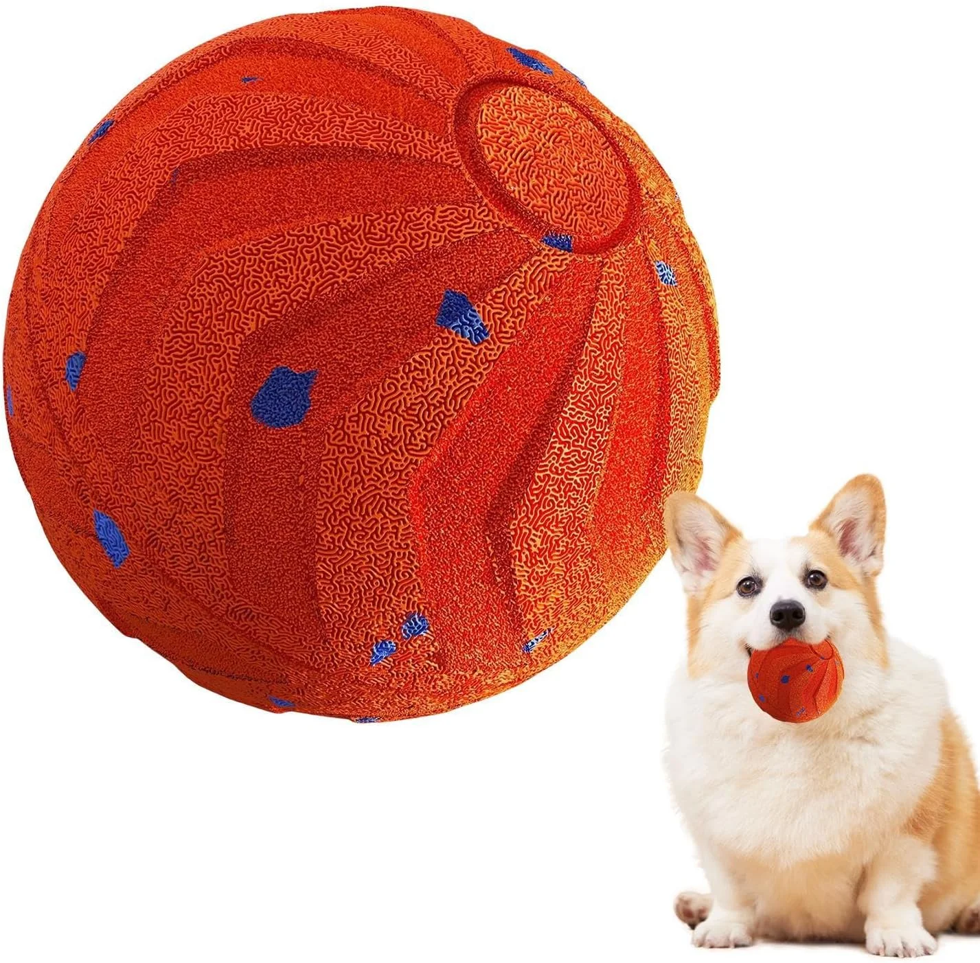 توپ بازی تعاملی سگ - اسباب بازی برقی متحرک و غلتان سگ | توپ اسباب بازی حیوانات خانگی جهنده اتوماتیک قابل شارژ USB برای باغ، درب ورودی، پاسیو، گاراژ، پارک، چمن، حیاط خلوت توپ بازی تعاملی سگ - اسباب بازی برقی متحرک و غلتان سگ | توپ اسباب بازی حیوانات خانگی جهنده اتوماتیک قابل شارژ USB برای باغ، درب ورودی، پاسیو، گاراژ، پارک، چمن، حیاط خلوت