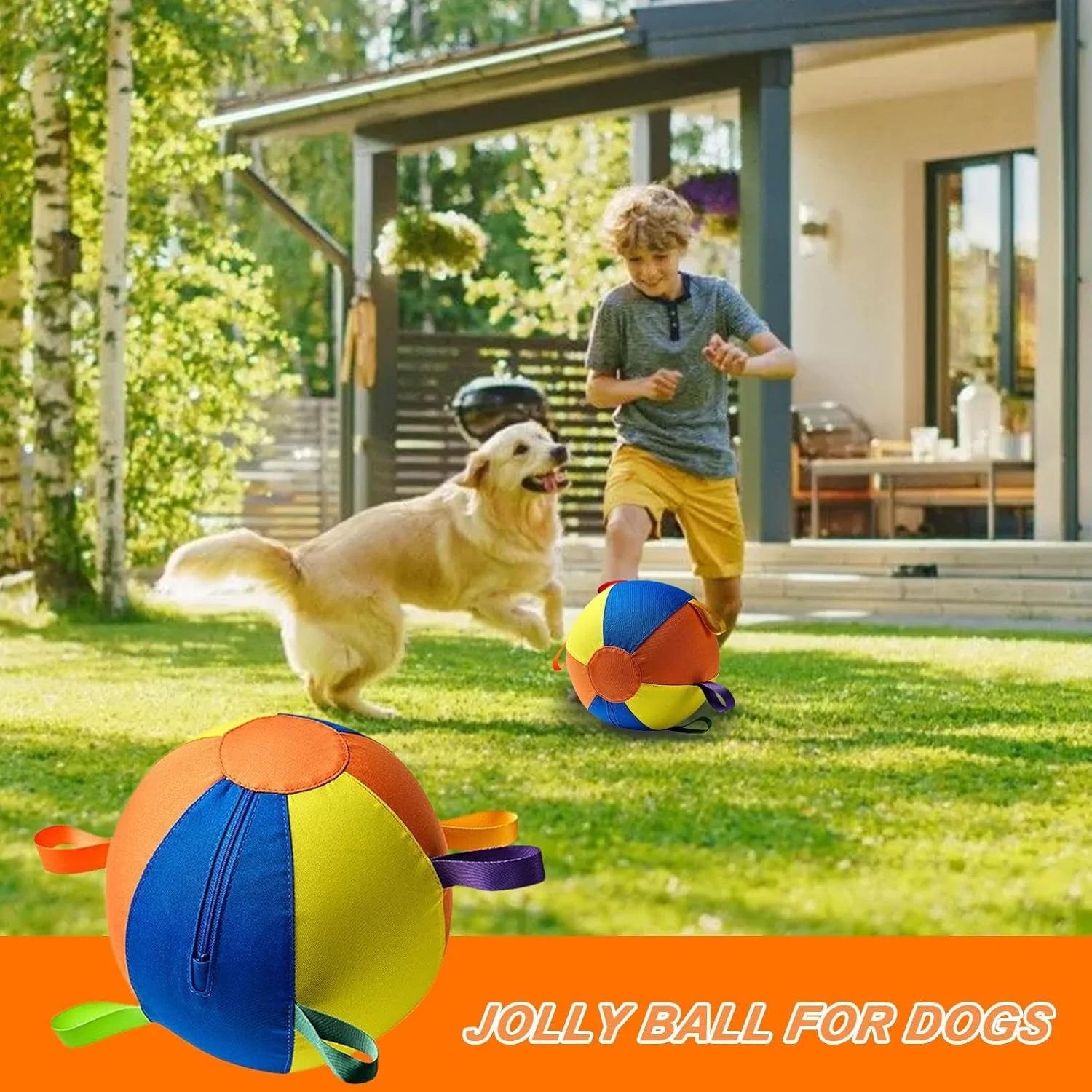 توپ بازی سگ، توپ بازی تعاملی حیوانات خانگی برای توله سگ، مقاوم در برابر گاز گرفتن، مناسب برای تمرینات استخر آب در فضای باز، توله سگ های پرخاشگر، هدیه کریسمس و تولد توپ بازی سگ، توپ بازی تعاملی حیوانات خانگی برای توله سگ، مقاوم در برابر گاز گرفتن، مناسب برای تمرینات استخر آب در فضای باز، توله سگ های پرخاشگر، هدیه کریسمس و تولد