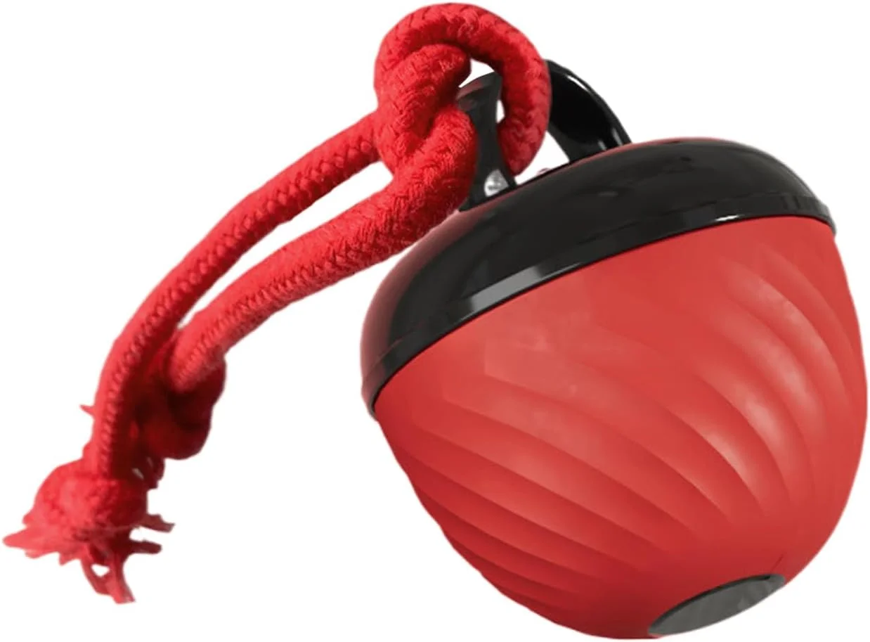 توپ تعاملی برای سگ ها - توپ غلتان حیوانات خانگی داخل خانه | بازی تعاملی هوشمند سگ با 3 حالت برای جویدن، آموزش، سگ های جویدنی تهاجمی