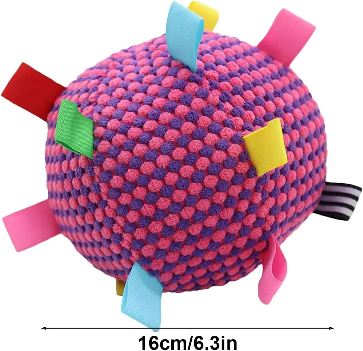توپ تعاملی برای سگ ها - اسباب بازی توپ غلتان - لوازم حیوانات خانگی نرم و صدادار برای بازی بچه گربه در خانه، فضای باز، آموزش جویدن، بازی توله سگ، بازی گربه های داخل خانه توپ تعاملی برای سگ ها - اسباب بازی توپ غلتان - لوازم حیوانات خانگی نرم و صدادار برای بازی بچه گربه در خانه، فضای باز، آموزش جویدن، بازی توله سگ، بازی گربه های داخل خانه