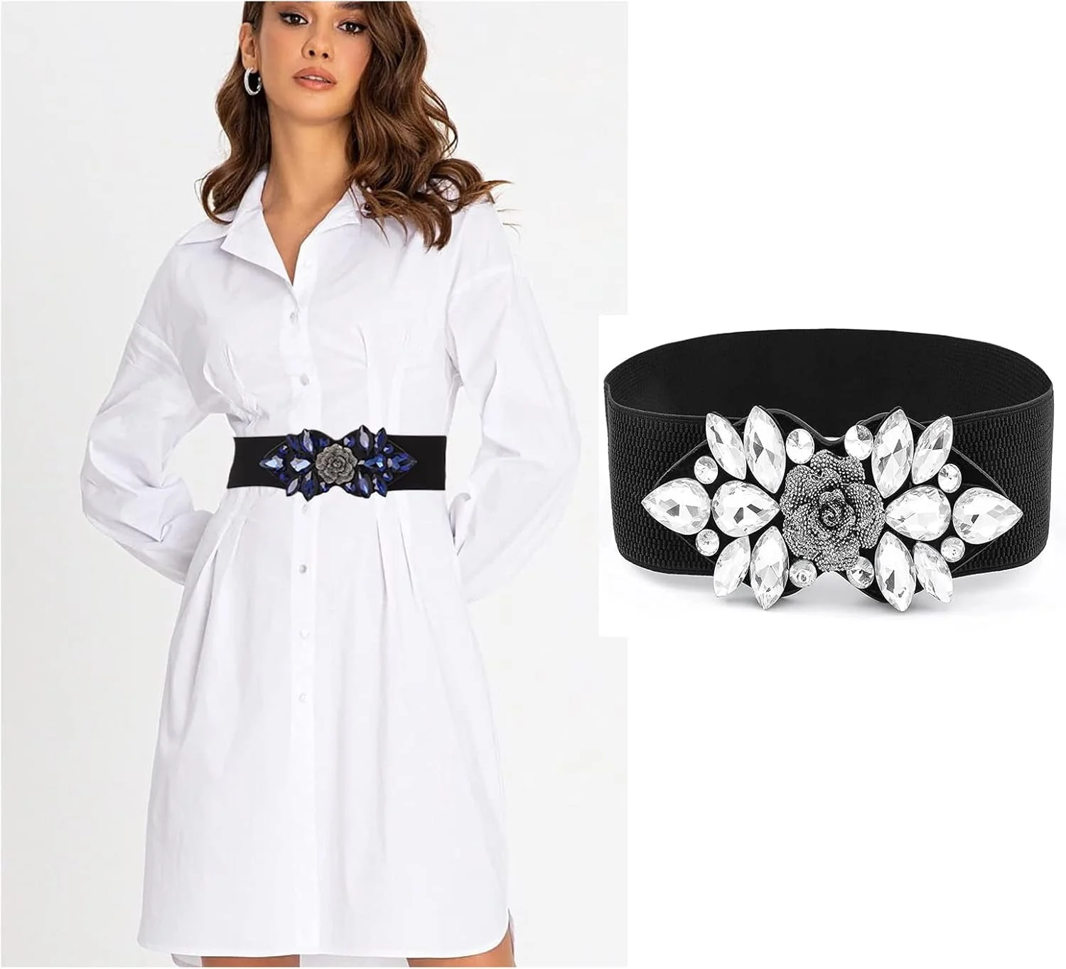 کمربند کشی پهن زنانه، کمربندهای کمری کشی، کمربند سگک دار، کمربندهای زنانه برای لباس