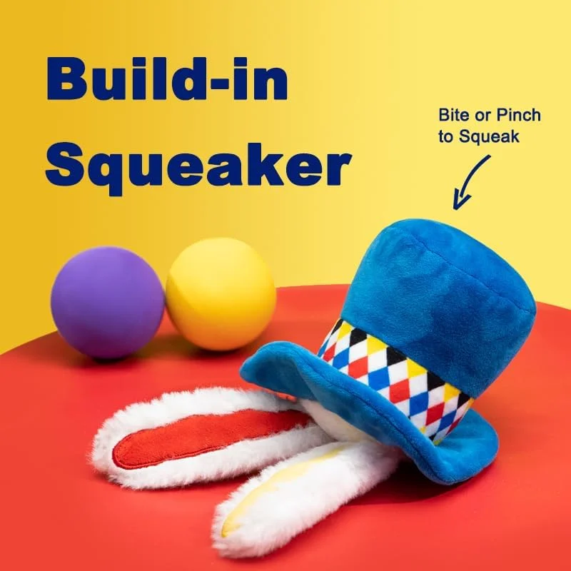 ست اسباب بازی تعاملی سگ هات تومیتو، 2 بسته اسباب بازی جویدنی پولیشی با طرح سیرک، نرم، سرگرم کننده و جذاب برای سگ های کوچک و متوسط ست اسباب بازی تعاملی سگ هات تومیتو، 2 بسته اسباب بازی جویدنی پولیشی با طرح سیرک، نرم، سرگرم کننده و جذاب برای سگ های کوچک و متوسط