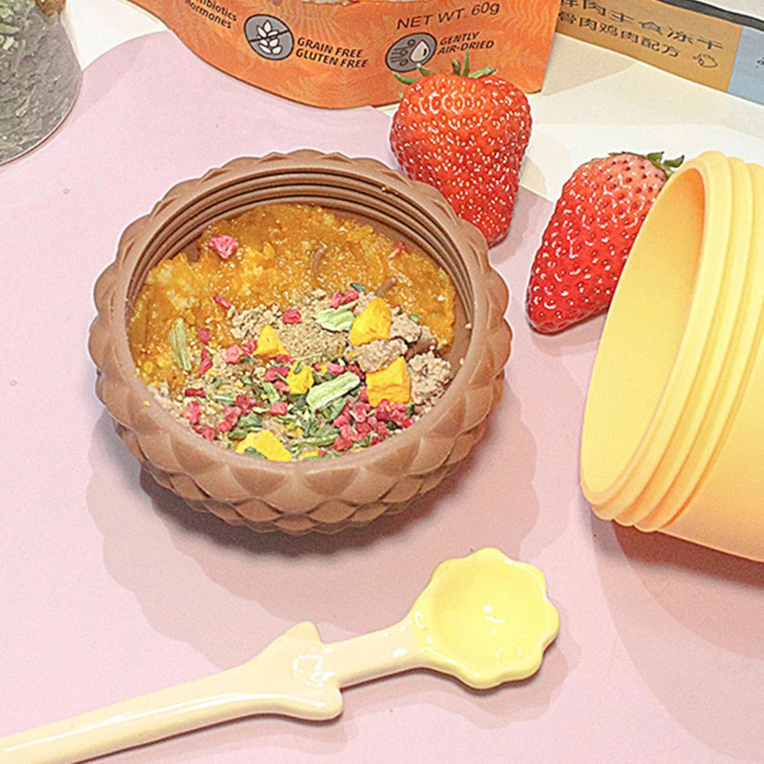 پازل توپی سگ Haofy، تغذیه آهسته، اسباب بازی تعاملی پخش کننده غذا، جنس درجه یک، طراحی نوآورانه اسباب بازی پخش کننده غذای حیوانات خانگی، سیلیکونی برای بازی حیوانات خانگی به تنهایی، تسکین دهنده (قهوه ای با خاکستری) پازل توپی سگ Haofy، تغذیه آهسته، اسباب بازی تعاملی پخش کننده غذا، جنس درجه یک، طراحی نوآورانه اسباب بازی پخش کننده غذای حیوانات خانگی، سیلیکونی برای بازی حیوانات خانگی به تنهایی، تسکین دهنده (قهوه ای با خاکستری)