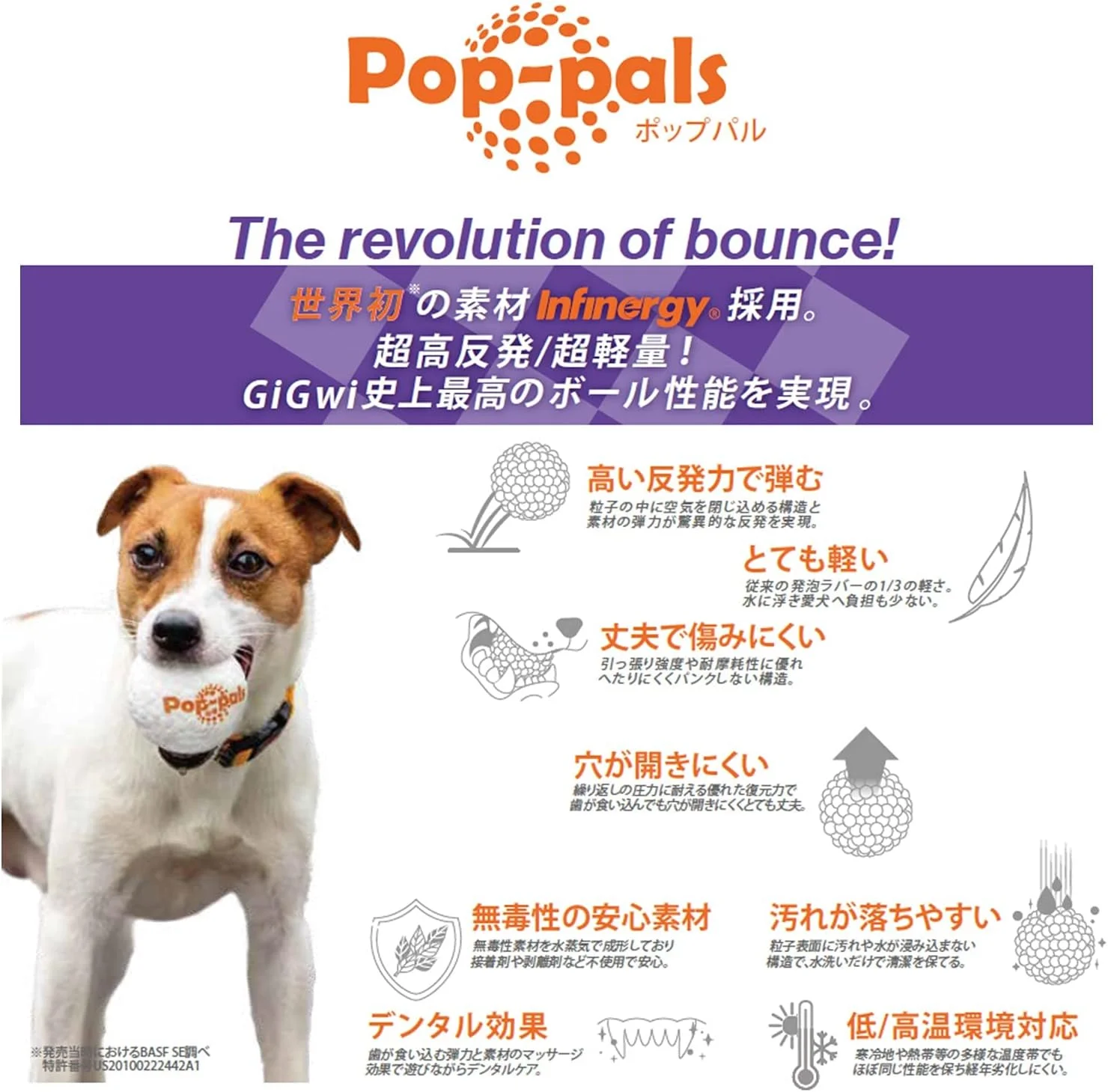 توپ شناور گیگوی سری Pop-Pals سایز S/M توپ شناور گیگوی سری Pop-Pals سایز S/M