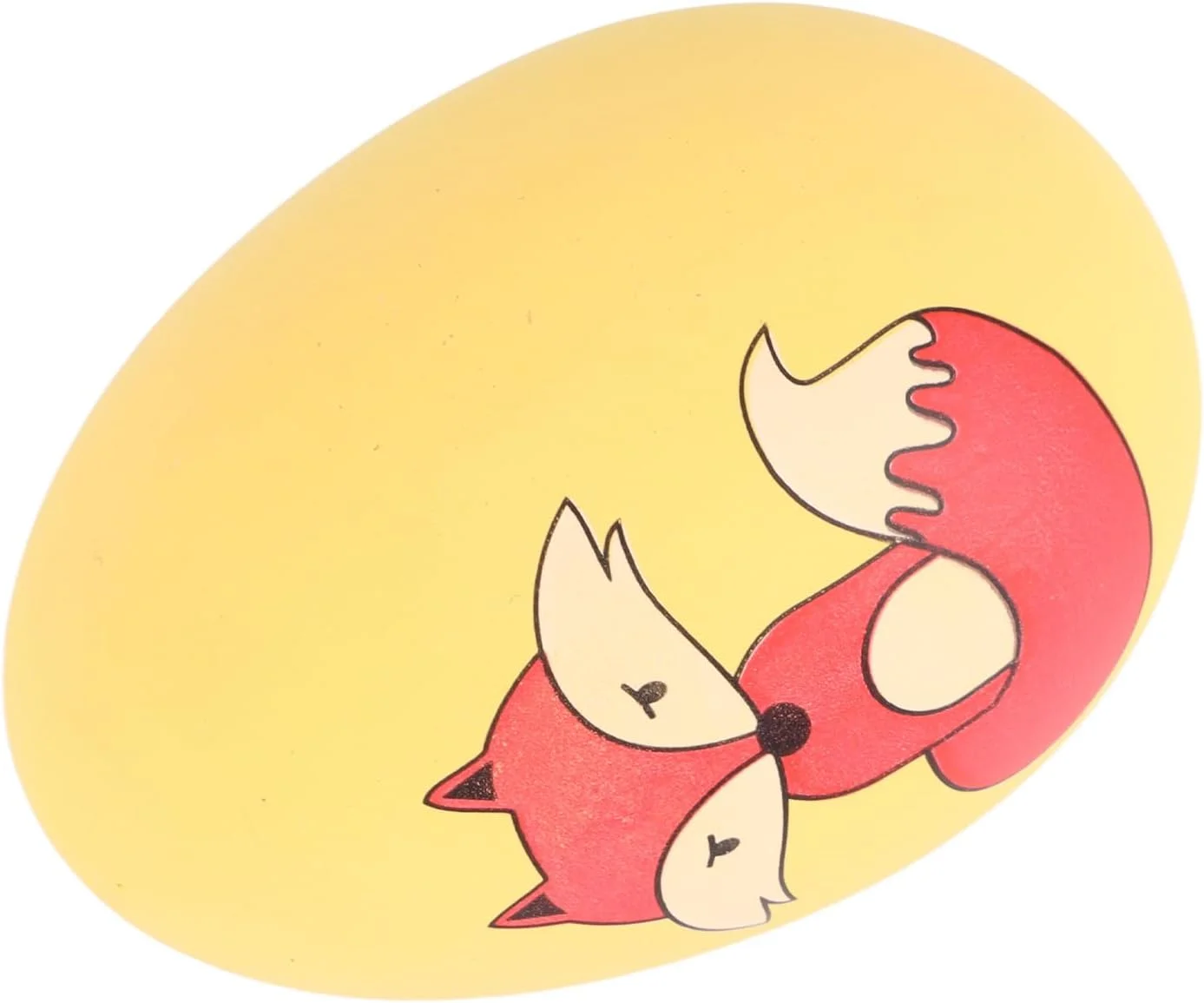 اسباب بازی توپی تخم مرغی حیوانات خانگی، توپ جستجوی تعاملی جذاب و قابل حمل برای سگ ها (زرد)