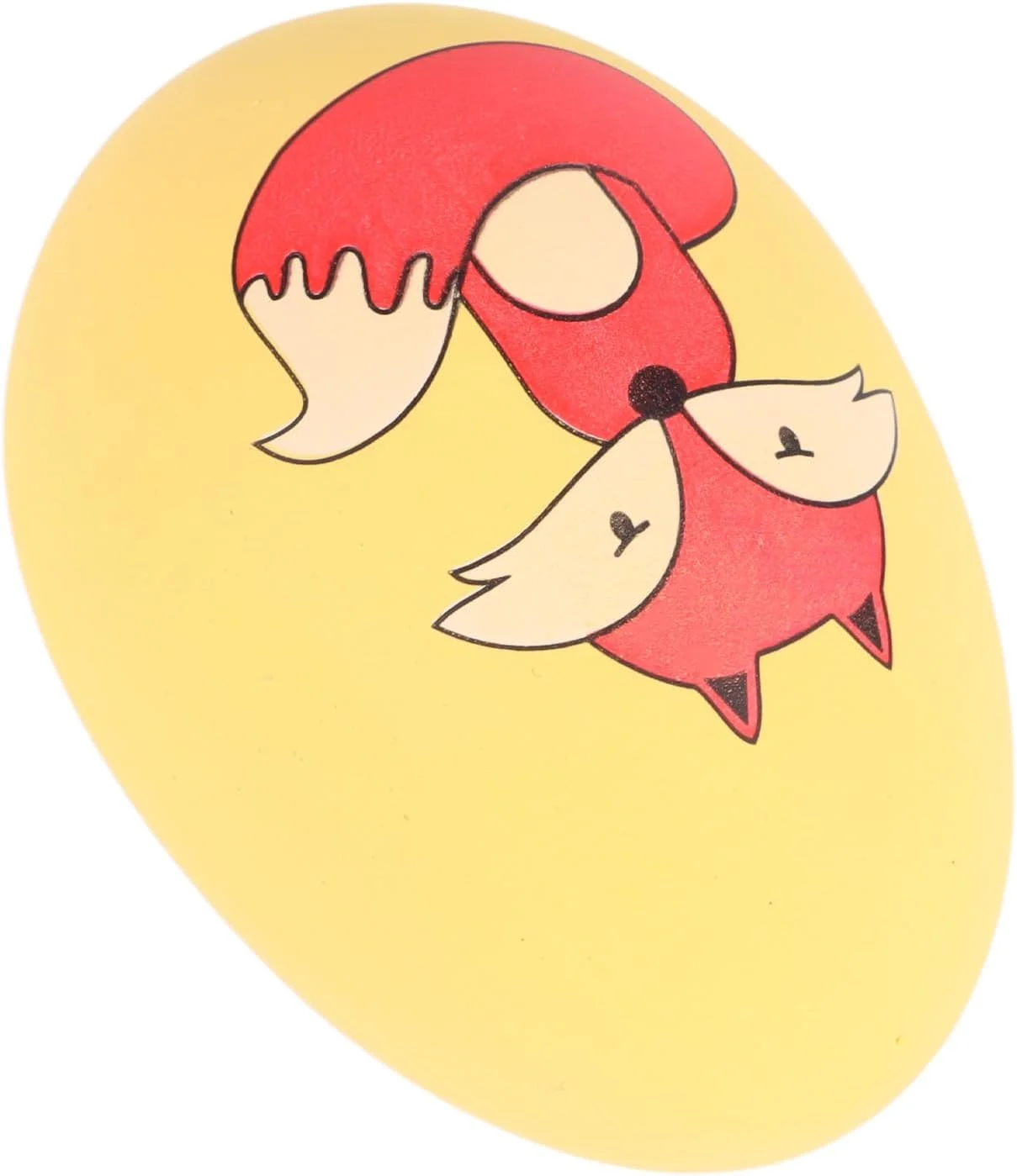 اسباب بازی توپی تخم مرغی حیوانات خانگی، توپ جستجوی تعاملی جذاب و قابل حمل برای سگ ها (زرد)