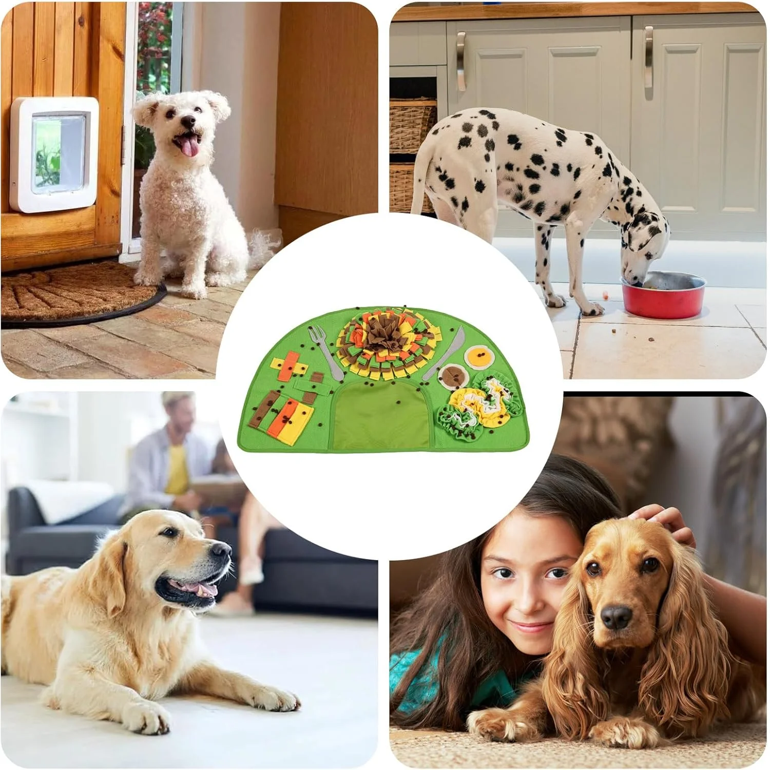 پدهای جستجوی غذا، اسباب بازی های پازلی و تشویقی سگ | لوازم حیوانات خانگی اسباب بازی های تعاملی بازی های پازلی برای توله سگ نژاد متوسط بزرگ برای تغذیه و مشغول نگه داشتن آنها و آموزش برای رفع خستگی پدهای جستجوی غذا، اسباب بازی های پازلی و تشویقی سگ | لوازم حیوانات خانگی اسباب بازی های تعاملی بازی های پازلی برای توله سگ نژاد متوسط بزرگ برای تغذیه و مشغول نگه داشتن آنها و آموزش برای رفع خستگی