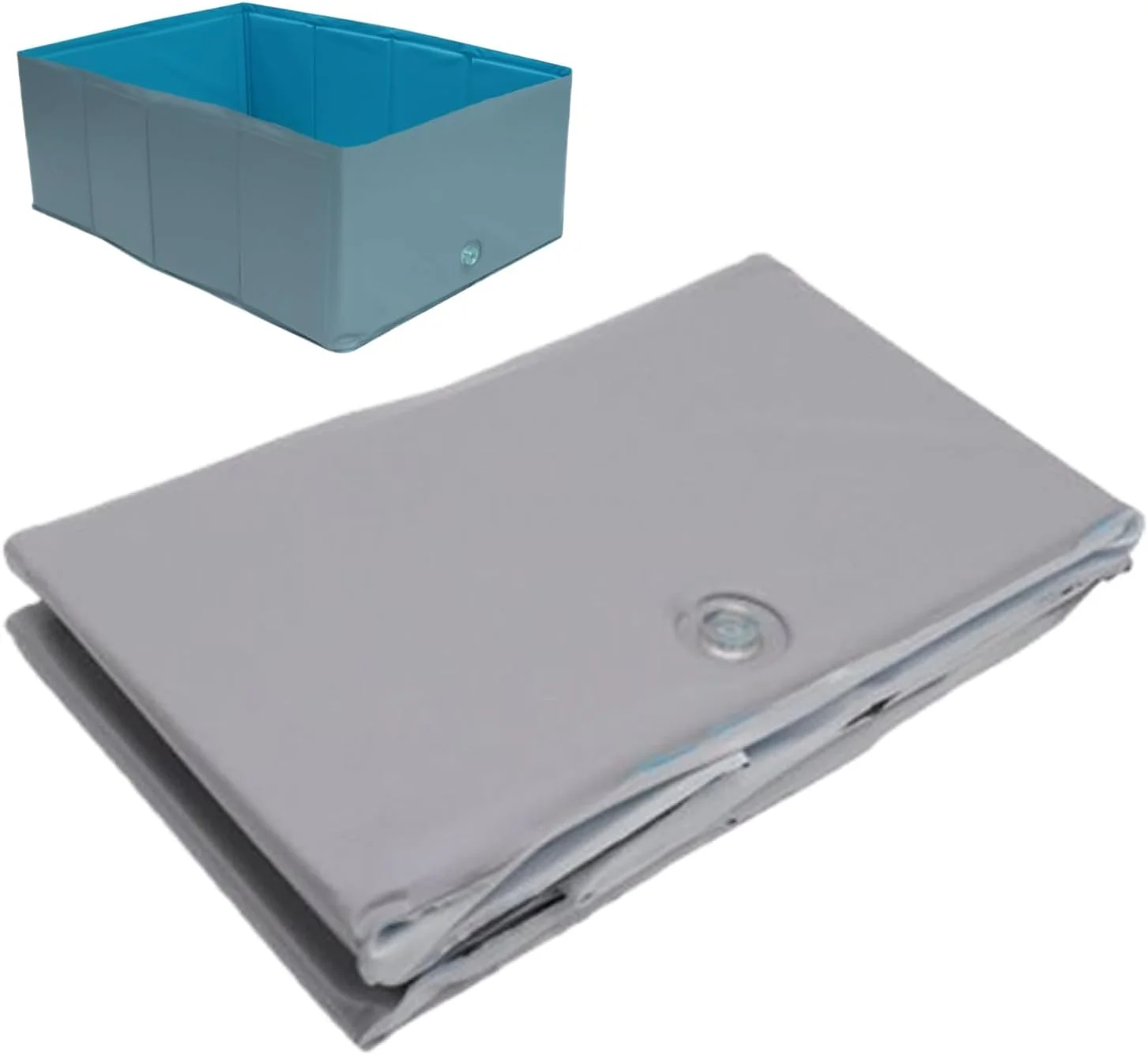 استخر تاشو سگ - استخر شنای حیوانات خانگی PVC - اسباب بازی بادی بازی آبی توله سگ برای خنک شدن در تابستان در فضای باز، باغ، ساحل، حیاط خلوت، کودکان استخر تاشو سگ - استخر شنای حیوانات خانگی PVC - اسباب بازی بادی بازی آبی توله سگ برای خنک شدن در تابستان در فضای باز، باغ، ساحل، حیاط خلوت، کودکان