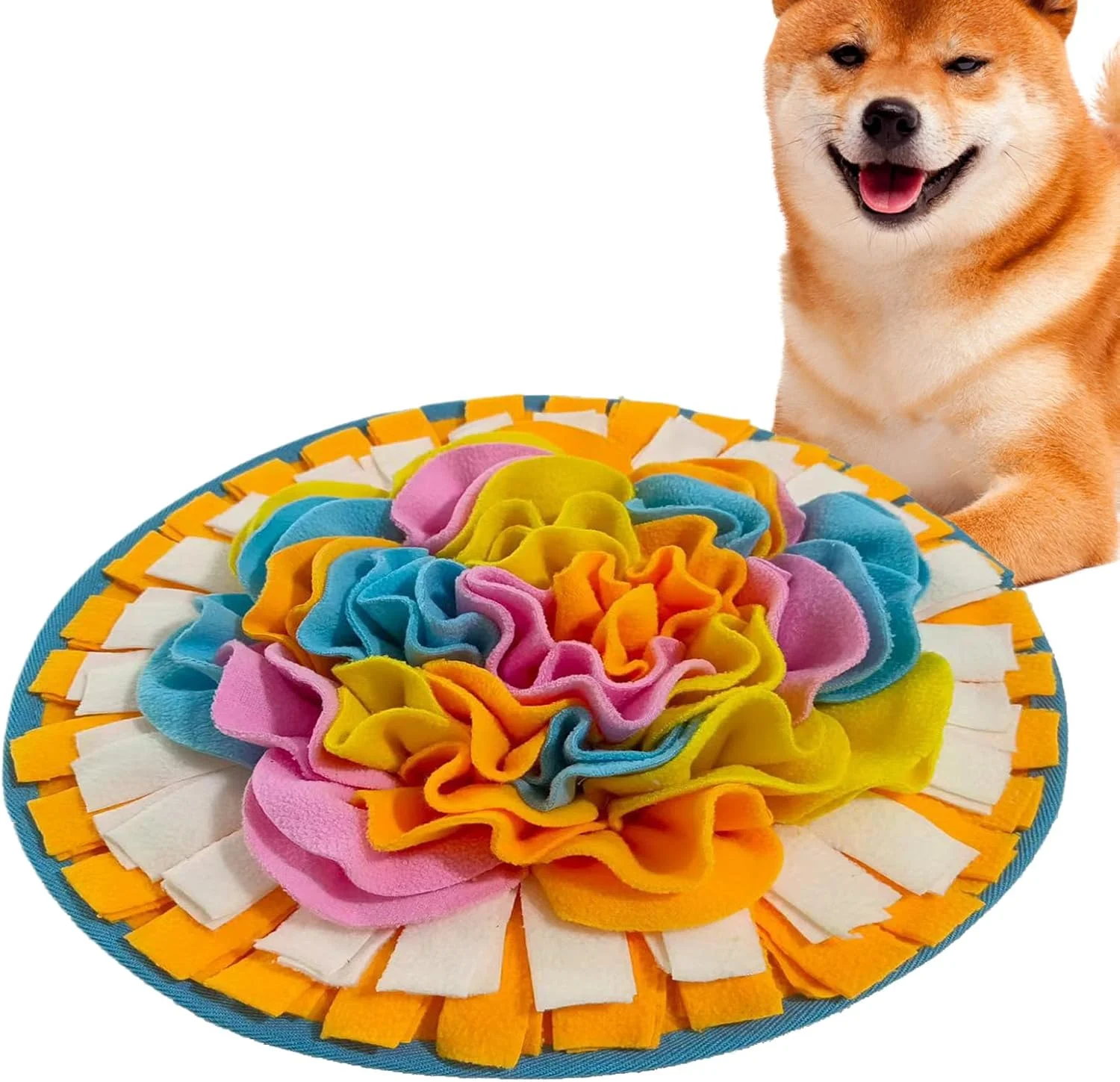 پد بویایی سگ | پد تغذیه تشویقی حیوانات خانگی، اسباب بازی آموزشی تغذیه آهسته توله سگ برای لیسیدن حیوانات در فضای داخلی و خارجی، آموزش جعبه