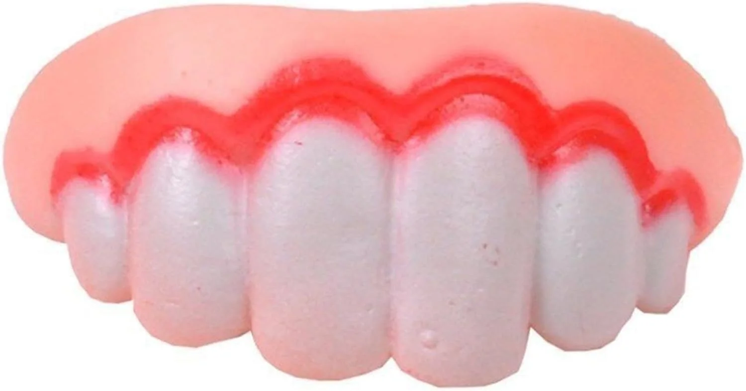 دندان های مصنوعی سگ - دندان های خنده دار سیلیکونی | لوازم حیوانات خانگی برای تحریک ذهنی، بازی خانوادگی، مسافرت در خانه، فضای باز، داخل خانه، کریسمس، بازی روی زمین با دوستان