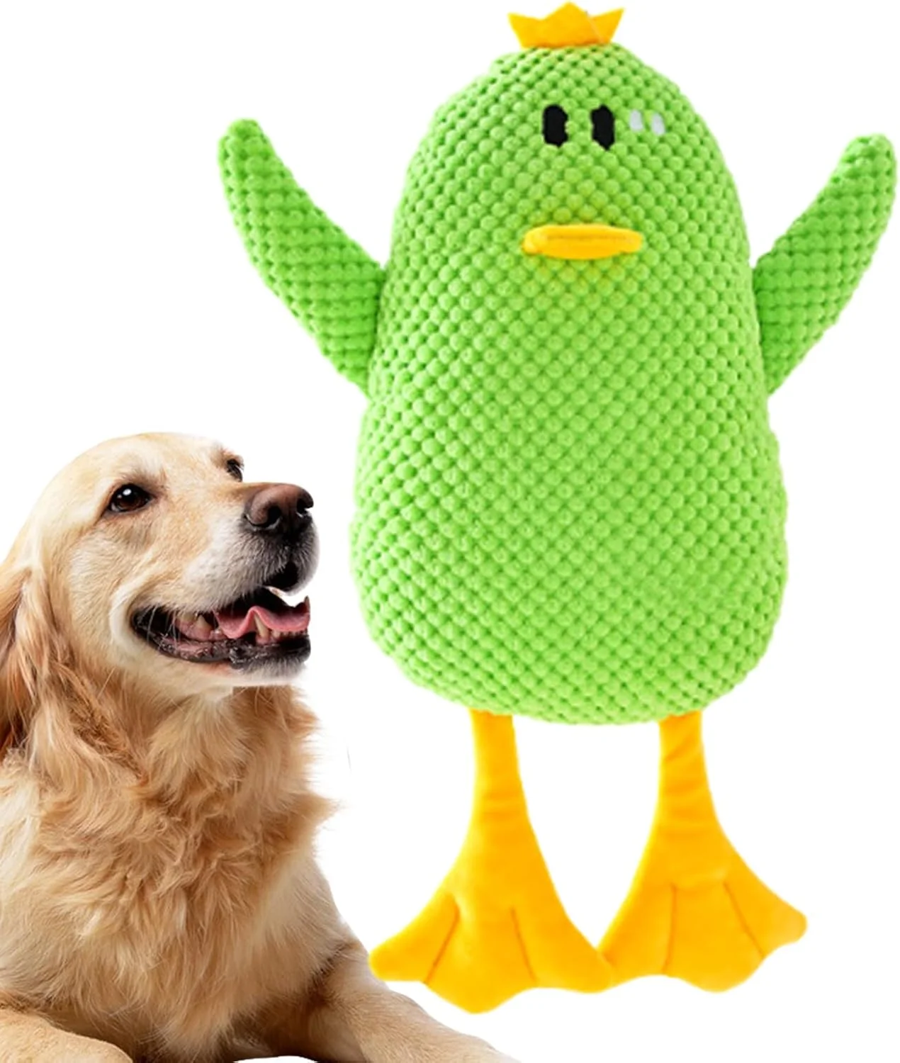 اسباب بازی اردک برای سگ ها | اسباب بازی سگ توله سگ پولیشی جیر جیر کننده - عروسک تعاملی حیوانات پر شده برای بازی در فضای باز و داخل خانه، آموزش، زمان خواب، همراه بازی توله سگ اسباب بازی اردک برای سگ ها | اسباب بازی سگ توله سگ پولیشی جیر جیر کننده - عروسک تعاملی حیوانات پر شده برای بازی در فضای باز و داخل خانه، آموزش، زمان خواب، همراه بازی توله سگ