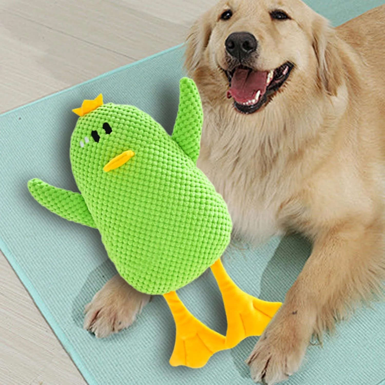 اسباب بازی اردک برای سگ ها | اسباب بازی سگ توله سگ پولیشی جیر جیر کننده - عروسک تعاملی حیوانات پر شده برای بازی در فضای باز و داخل خانه، آموزش، زمان خواب، همراه بازی توله سگ اسباب بازی اردک برای سگ ها | اسباب بازی سگ توله سگ پولیشی جیر جیر کننده - عروسک تعاملی حیوانات پر شده برای بازی در فضای باز و داخل خانه، آموزش، زمان خواب، همراه بازی توله سگ