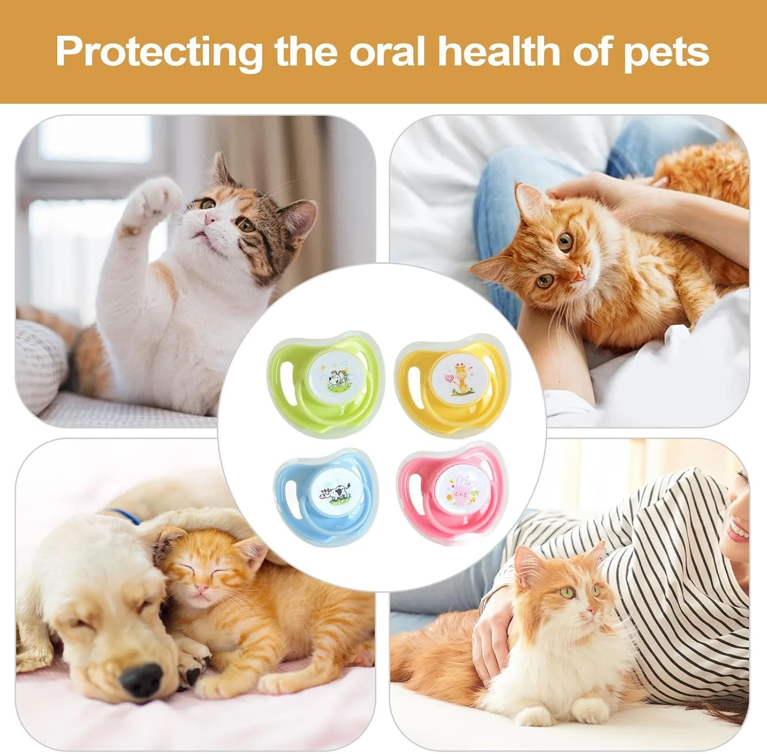 پستانک گربه برای بچه گربه ها - پستانک سگ و حیوانات خانگی - اسباب بازی سیلیکونی طرح پروانه ای با پوشش ضد گرد و غبار برای آرامش و تسکین حیوانات خانگی در زمان چرت زدن، جویدن و دندان درآوردن پستانک گربه برای بچه گربه ها - پستانک سگ و حیوانات خانگی - اسباب بازی سیلیکونی طرح پروانه ای با پوشش ضد گرد و غبار برای آرامش و تسکین حیوانات خانگی در زمان چرت زدن، جویدن و دندان درآوردن
