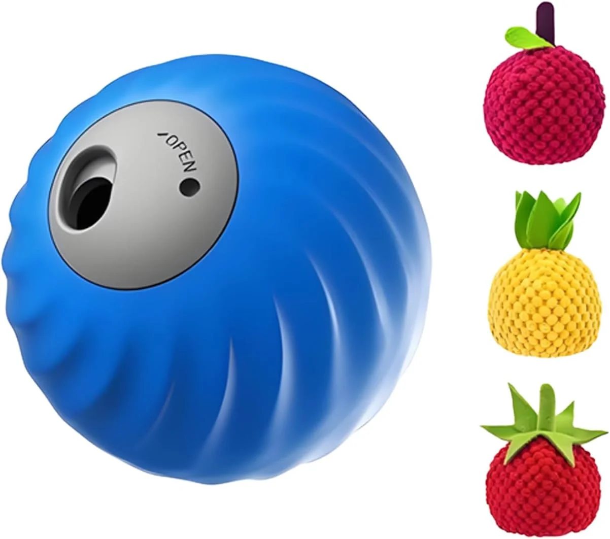 توپ پخش کننده تشویقی سگ، اسباب بازی های پخش کننده تشویقی سگ برای جویدن تهاجمی، خوراک دهنده حیوانات خانگی، لوازم آموزش حیوانات داخلی برای نژادهای کوچک متوسط بزرگ اتاق نشیمن باغ