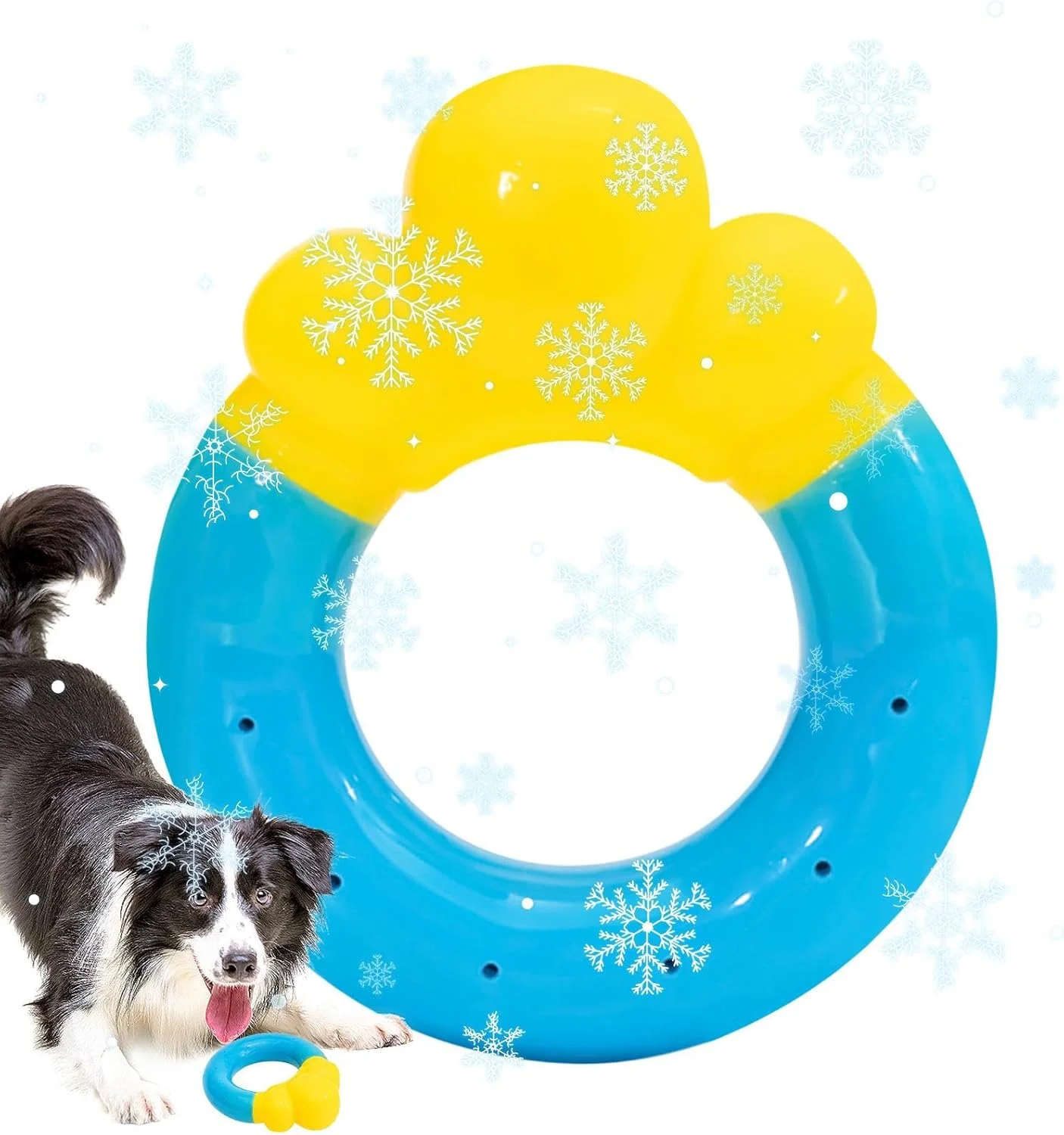 اسباب بازی استخر سگ، اسباب بازی های خنک کننده سگ در فضای باز - لوازم خنک کننده حیوانات خانگی به شکل دونات برای جویدن، آموزش، حیاط خلوت، شنا در فضای باز، ساحل، پارک، هوای گرم و رفع خستگی اسباب بازی استخر سگ، اسباب بازی های خنک کننده سگ در فضای باز - لوازم خنک کننده حیوانات خانگی به شکل دونات برای جویدن، آموزش، حیاط خلوت، شنا در فضای باز، ساحل، پارک، هوای گرم و رفع خستگی