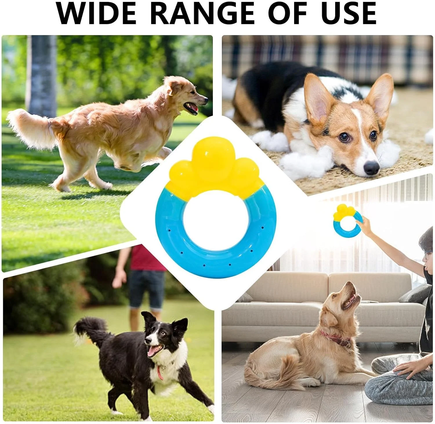 اسباب بازی استخر سگ، اسباب بازی های خنک کننده سگ در فضای باز - لوازم خنک کننده حیوانات خانگی به شکل دونات برای جویدن، آموزش، حیاط خلوت، شنا در فضای باز، ساحل، پارک، هوای گرم و رفع خستگی اسباب بازی استخر سگ، اسباب بازی های خنک کننده سگ در فضای باز - لوازم خنک کننده حیوانات خانگی به شکل دونات برای جویدن، آموزش، حیاط خلوت، شنا در فضای باز، ساحل، پارک، هوای گرم و رفع خستگی