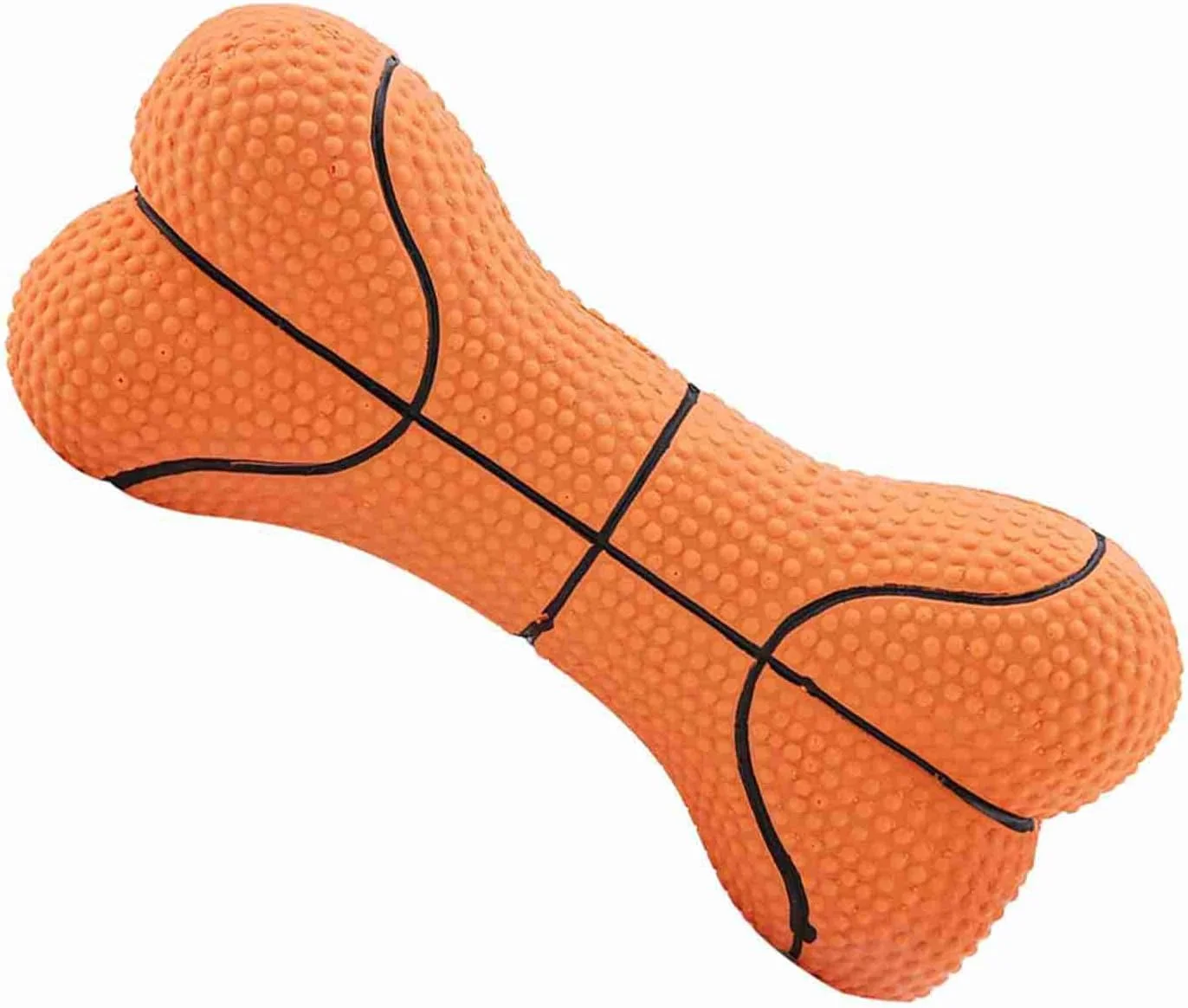 اسباب بازی استخوان سگ Cryfokt Dura Play، اسباب بازی صدادار سگ، سازگار با محیط زیست برای ورزش، بازی های پرتاب و گرفتن (بسکتبال)