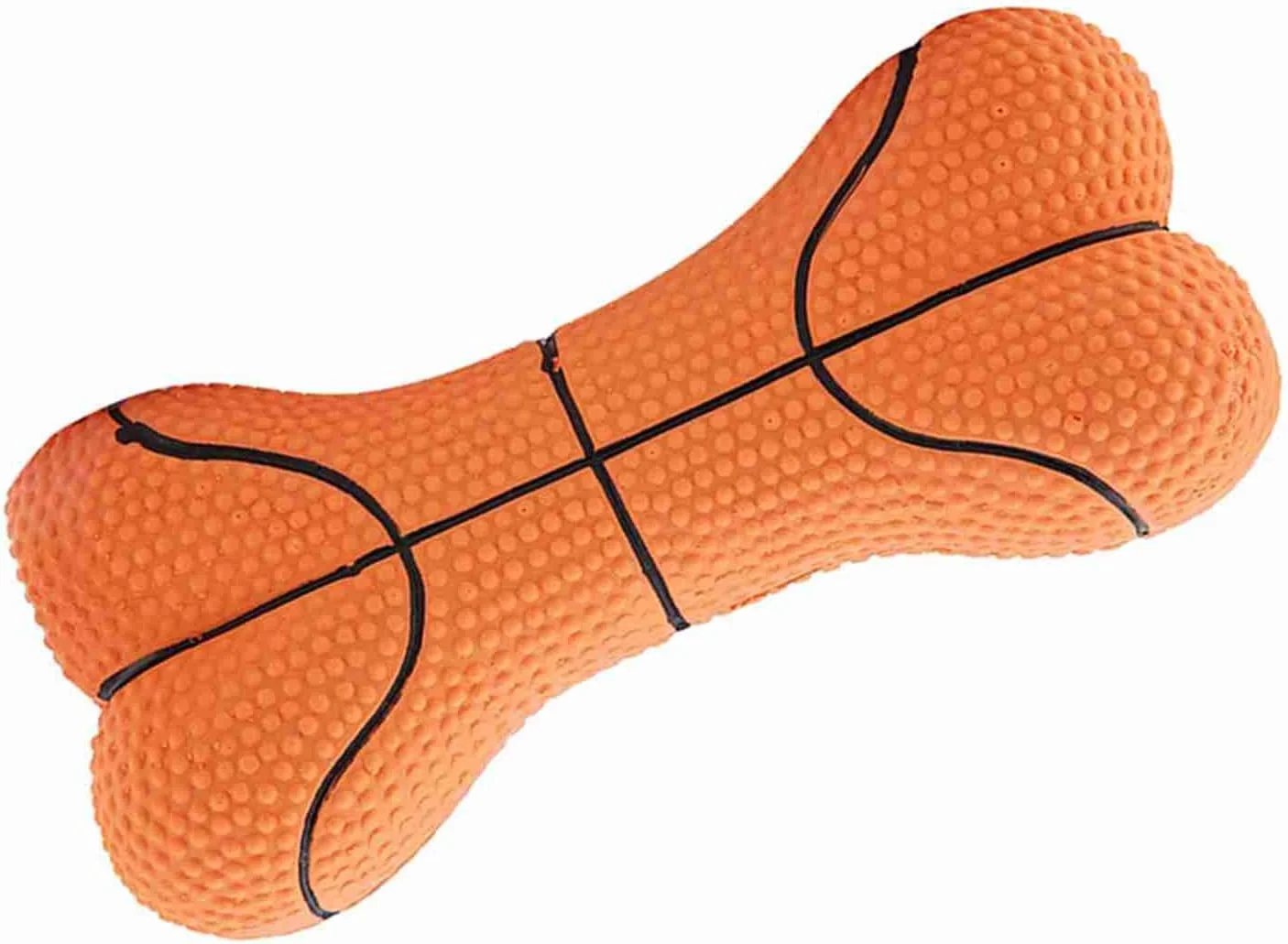 اسباب بازی استخوان سگ Cryfokt Dura Play، اسباب بازی صدادار سگ، سازگار با محیط زیست برای ورزش، بازی های پرتاب و گرفتن (بسکتبال)