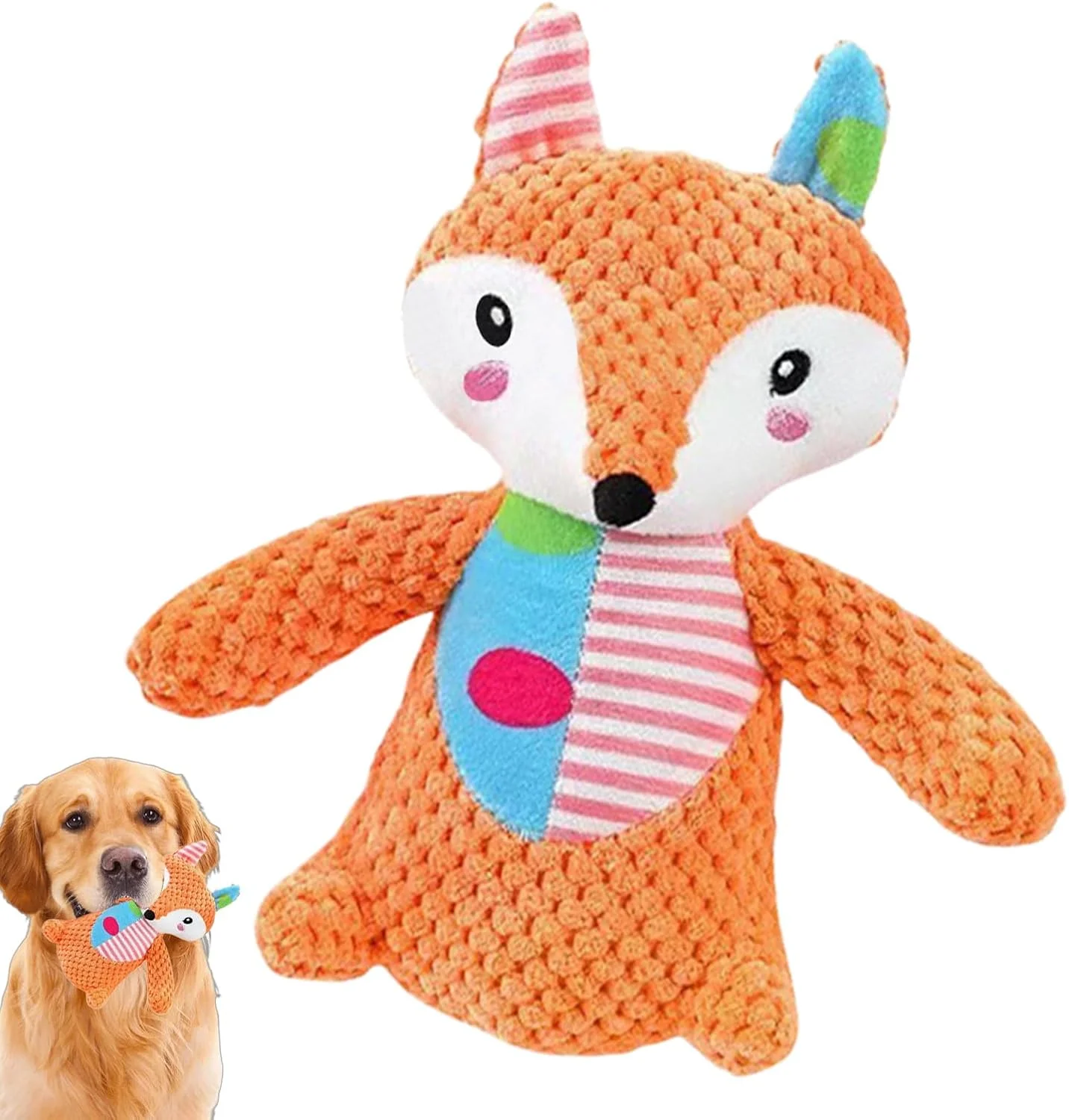 اسباب بازی های جیر جیر کننده برای سگ ها | اسباب بازی های تعاملی چروک | اسباب بازی های سگ پولیشی جیر جیر کننده | برای توله سگ های نژاد کوچک، متوسط و بزرگ، جویدن، تمیز کردن دندان ها و مشغول نگه داشتن آنها