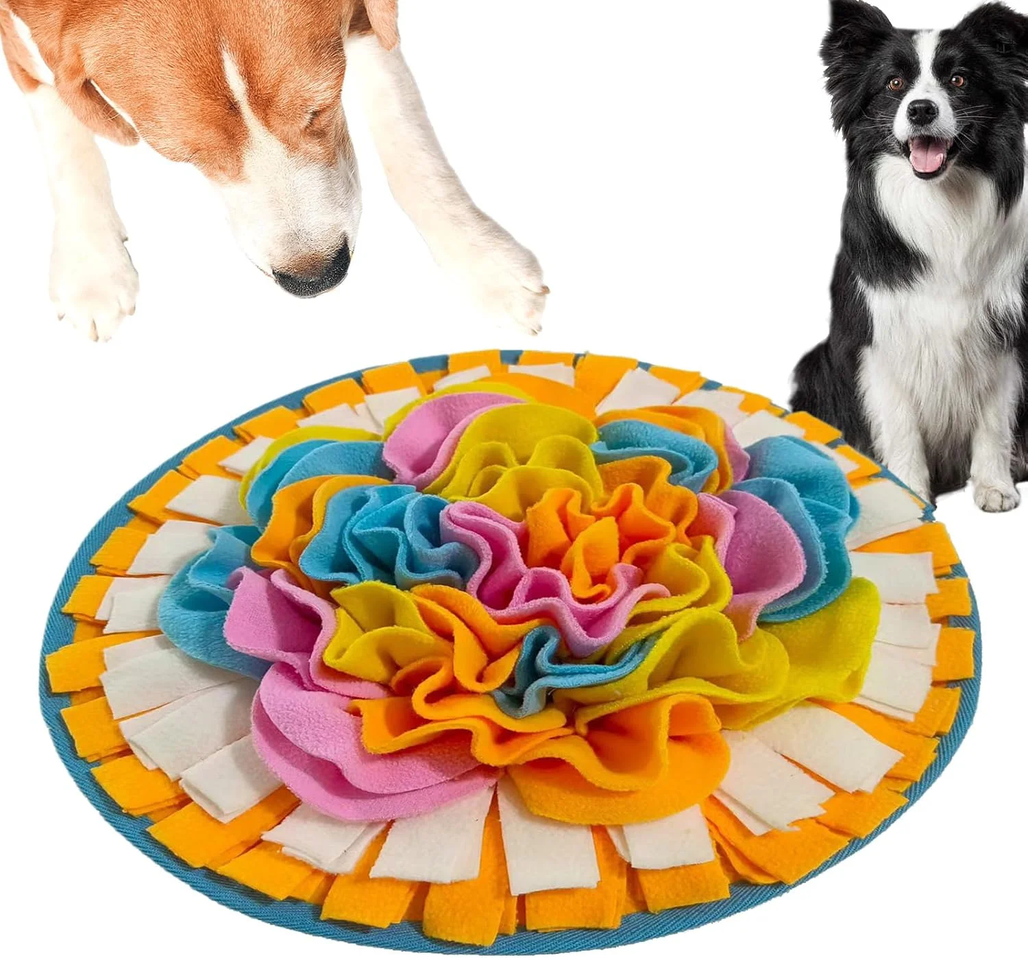 پد بویایی حیوانات خانگی | پد بویایی تعاملی برای تغذیه آهسته - اسباب بازی های غنی سازی توله سگ، آنها را برای حیوانات کوچک و متوسط مشغول نگه می دارد، لیسیدن بازی در فضای داخلی، آموزش جعبه