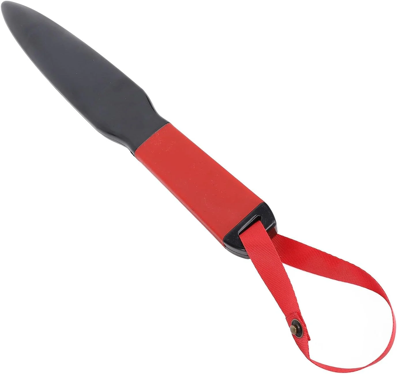 چوب تمرین گاز گرفتن سگ نژاد بزرگ GLOGLOW، مقاوم و برای سلامت حیوانات خانگی، نایلون لاستیکی (دسته قرمز، بند قرمز)