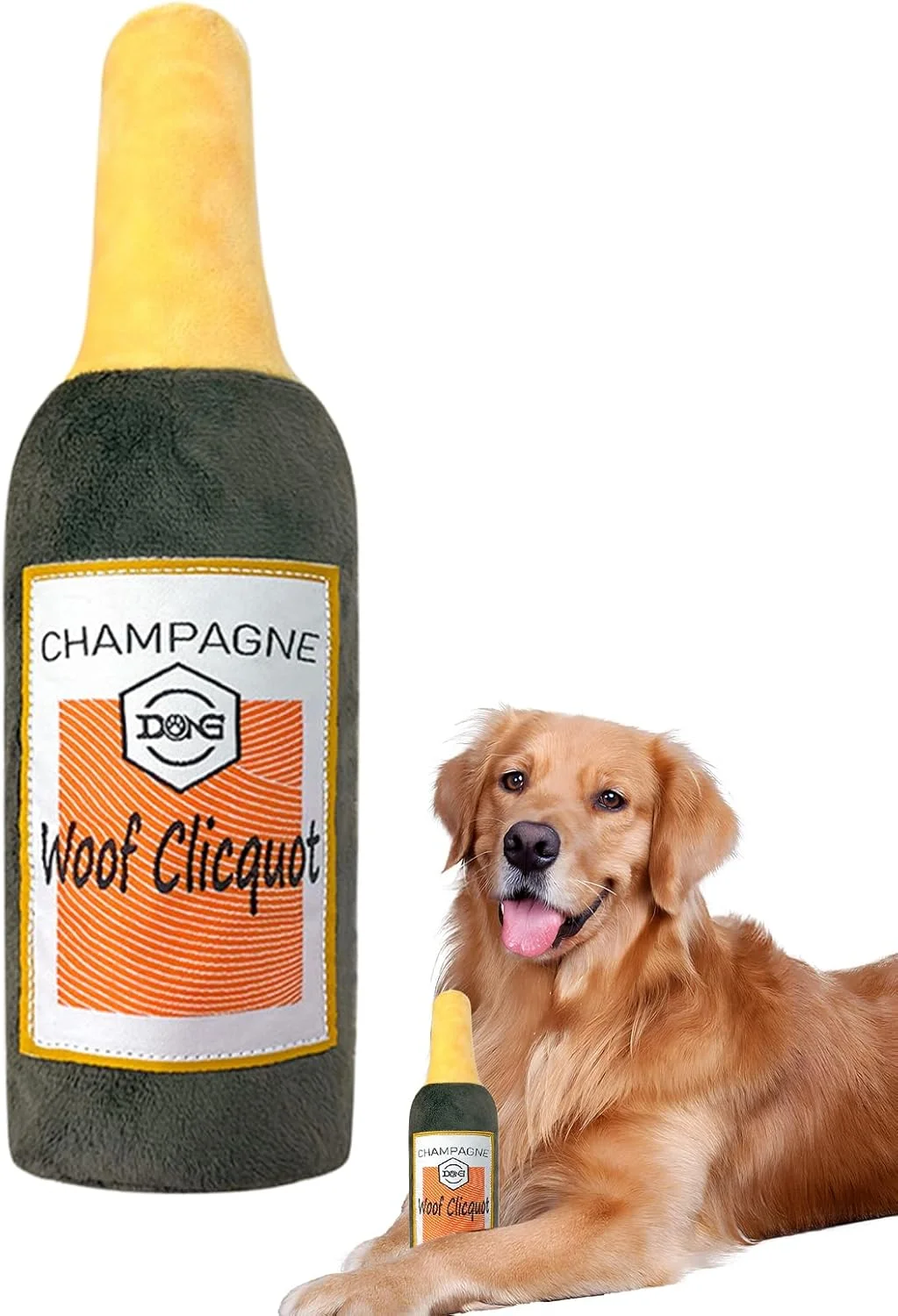 اسباب بازی سگ، طرح بطری شراب، بازی خنده دار، اسباب بازی های سگ پر شده صدادار، برای آموزش توله سگ، رفع بی حوصلگی، جویدن، غنی سازی جعبه در فضای داخلی و خارجی